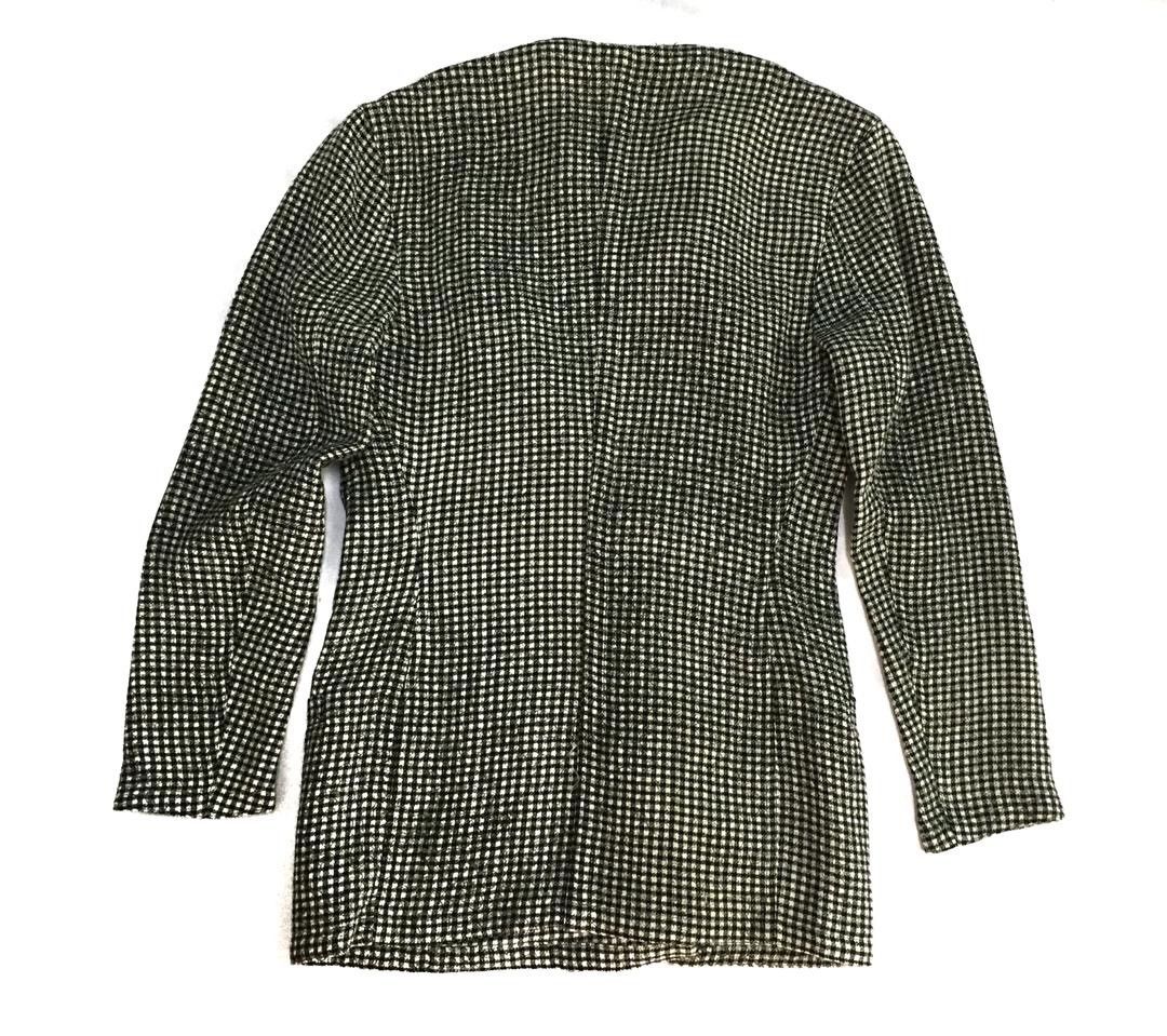 Versace GIANNI VERSACE WOOL PLAID JACKET Size S / US 4 / IT 40 - 4 Thumbnail