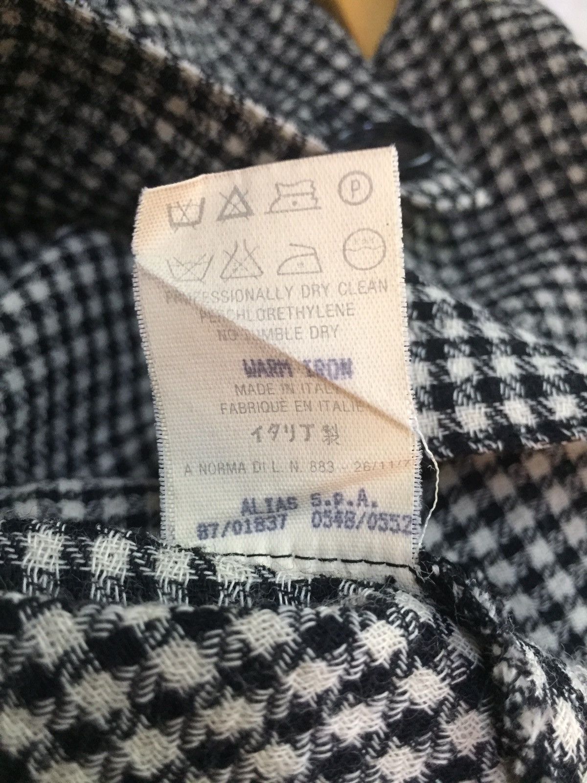 Versace GIANNI VERSACE WOOL PLAID JACKET Size S / US 4 / IT 40 - 8 Thumbnail