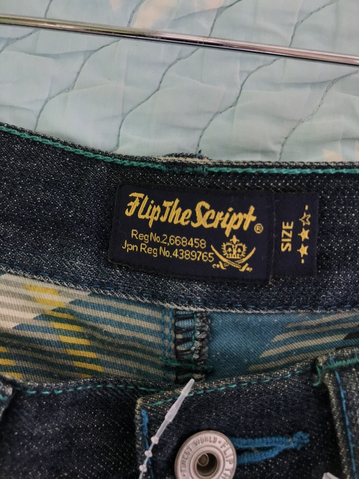 Hypebeast (A186). FLIP THE SCRIPT JAPANESE DENIM Size US 34 / EU 50 - 22 Thumbnail
