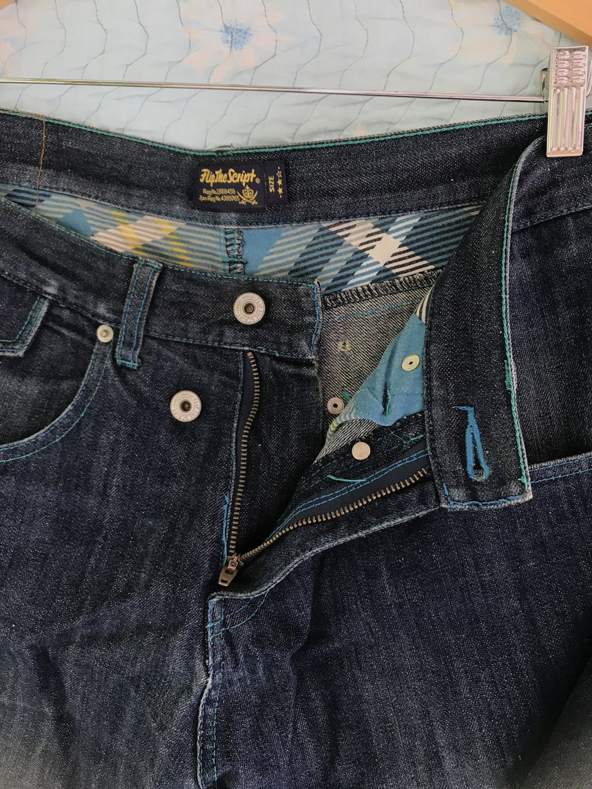 Hypebeast (A186). FLIP THE SCRIPT JAPANESE DENIM Size US 34 / EU 50 - 20 Thumbnail