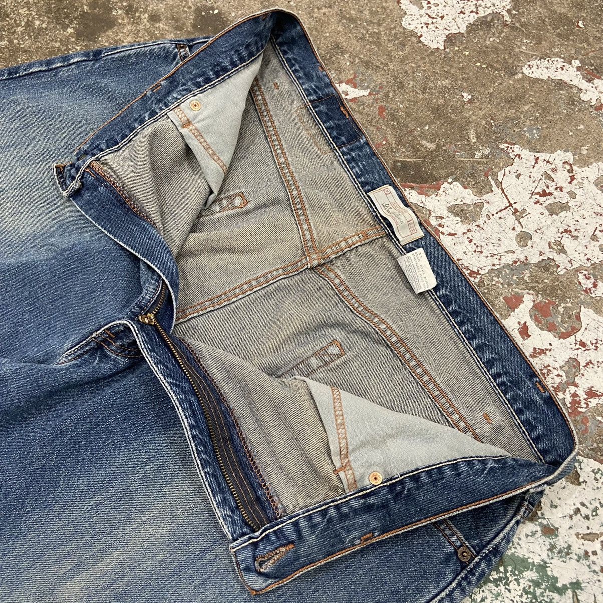 Levi's × Vintage Vintage 1990s Levi's Blue Baggy Jhorts Size US 39 - 3 Thumbnail