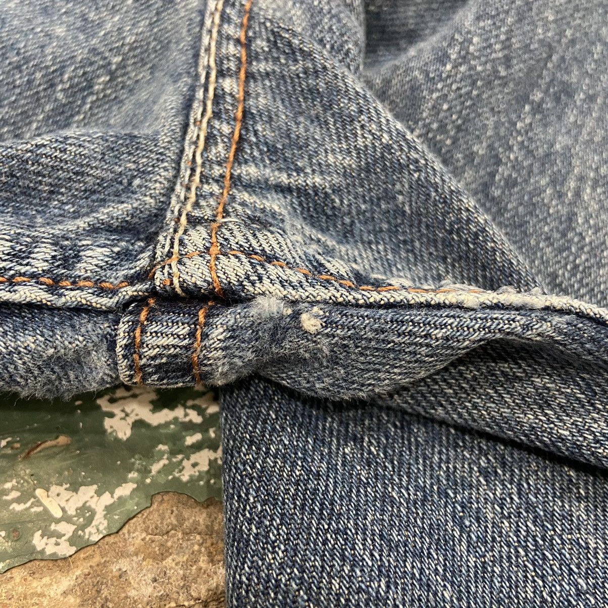 Levi's × Vintage Vintage 1990s Levi's Blue Baggy Jhorts Size US 39 - 6 Thumbnail