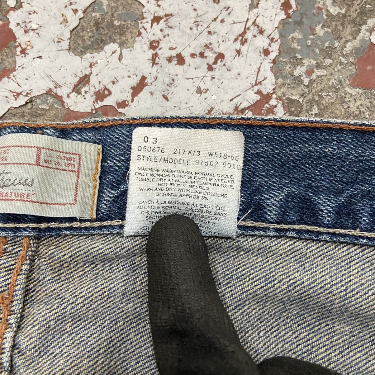 Levi's × Vintage Vintage 1990s Levi's Blue Baggy Jhorts Size US 39 - 5 Thumbnail