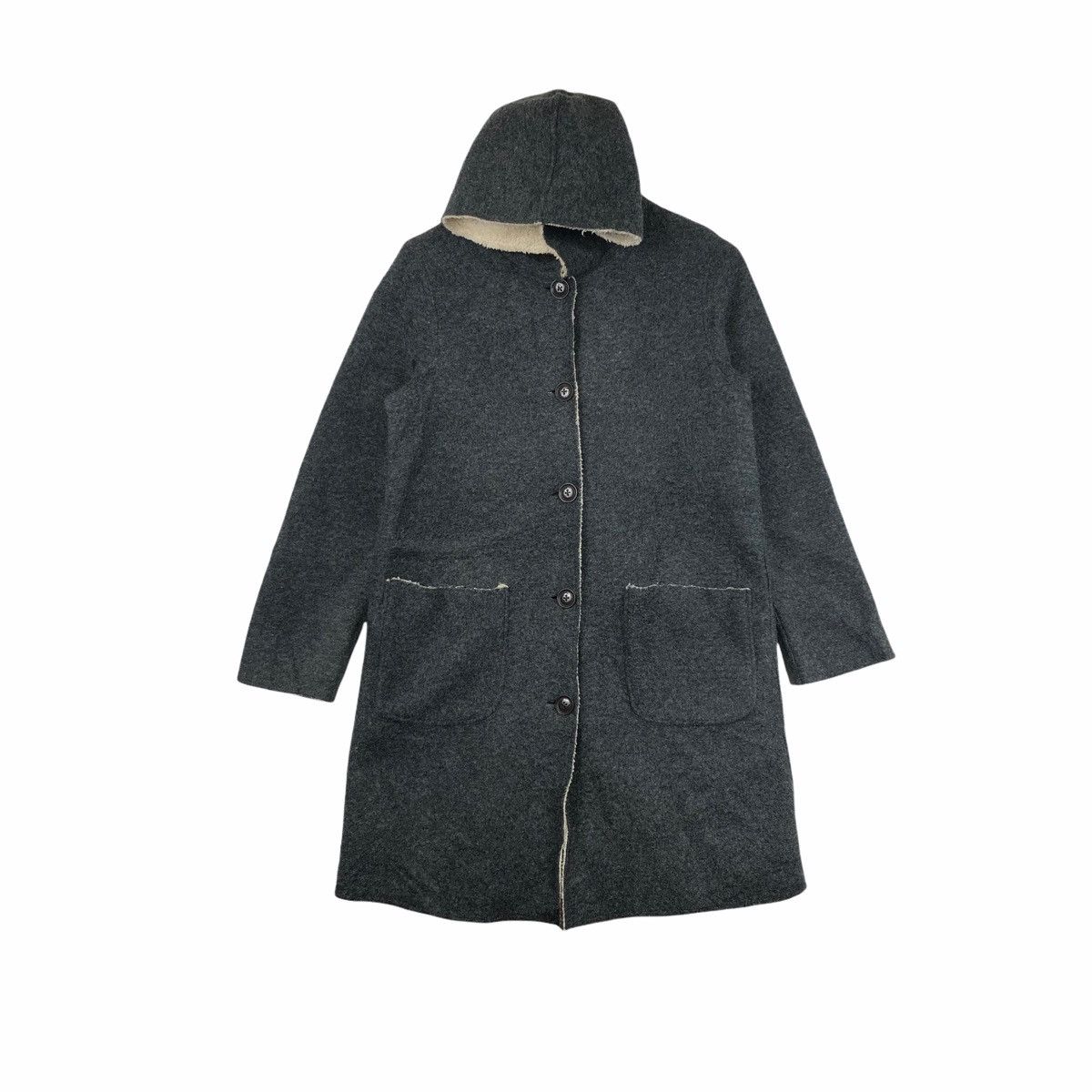 Vintage Samansa mob2 wool long jacket double pocket Size US M / EU 48-50 / 2 - 1 Thumbnail