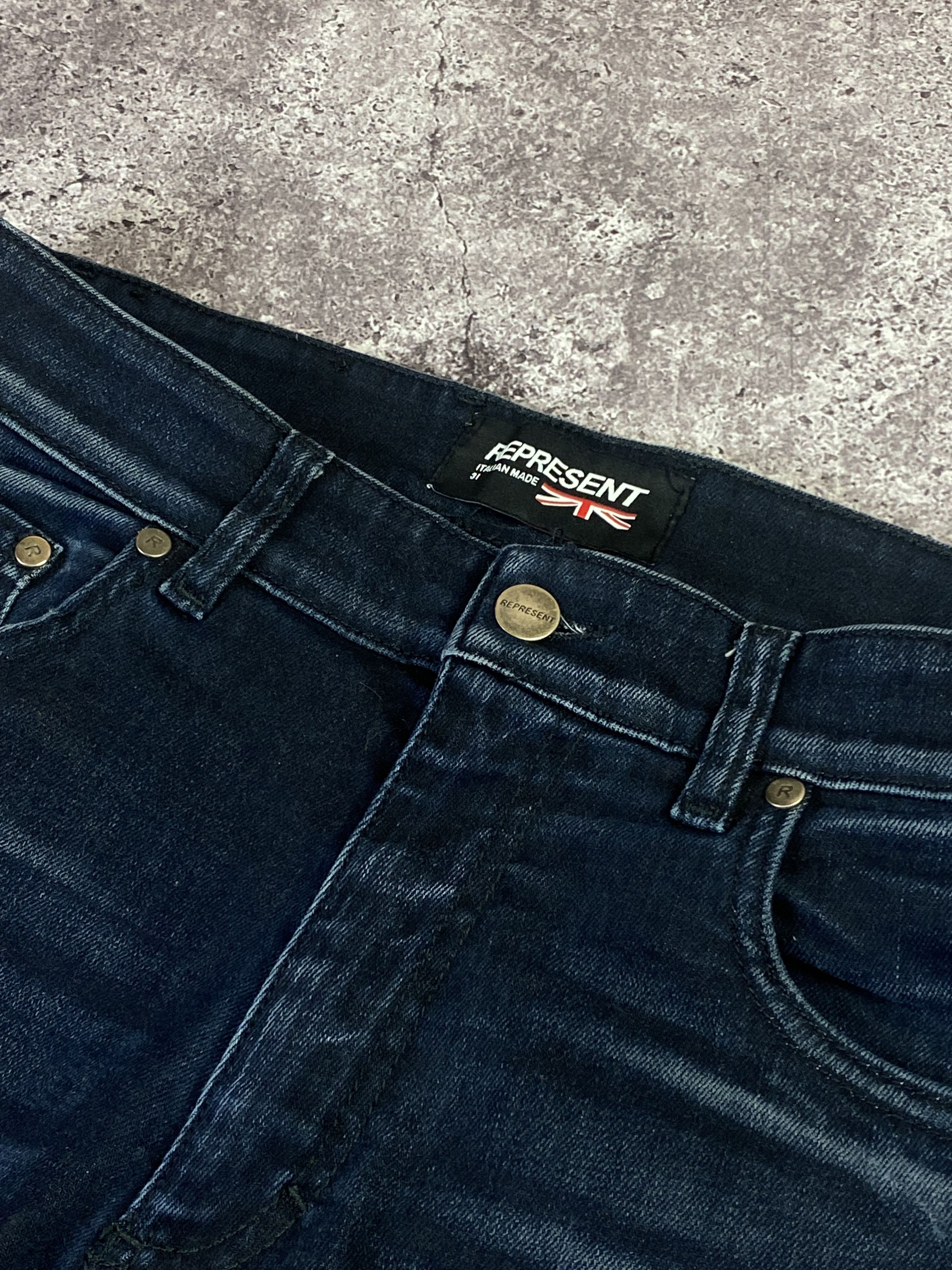 Represent Clo. Represent Essentian Destroy Jeans Made In Italy Size US 31 - 3 Thumbnail