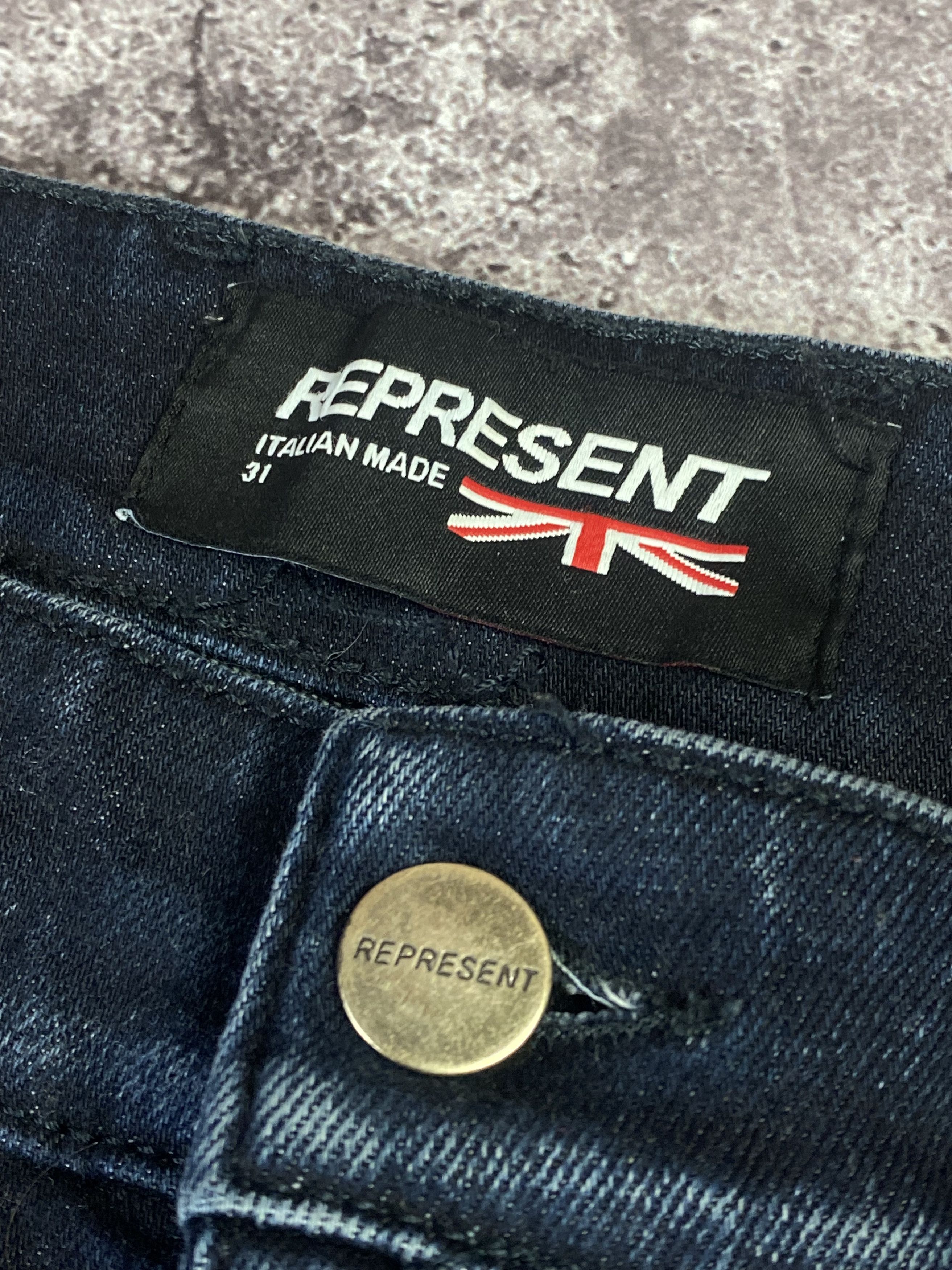Represent Clo. Represent Essentian Destroy Jeans Made In Italy Size US 31 - 4 Thumbnail