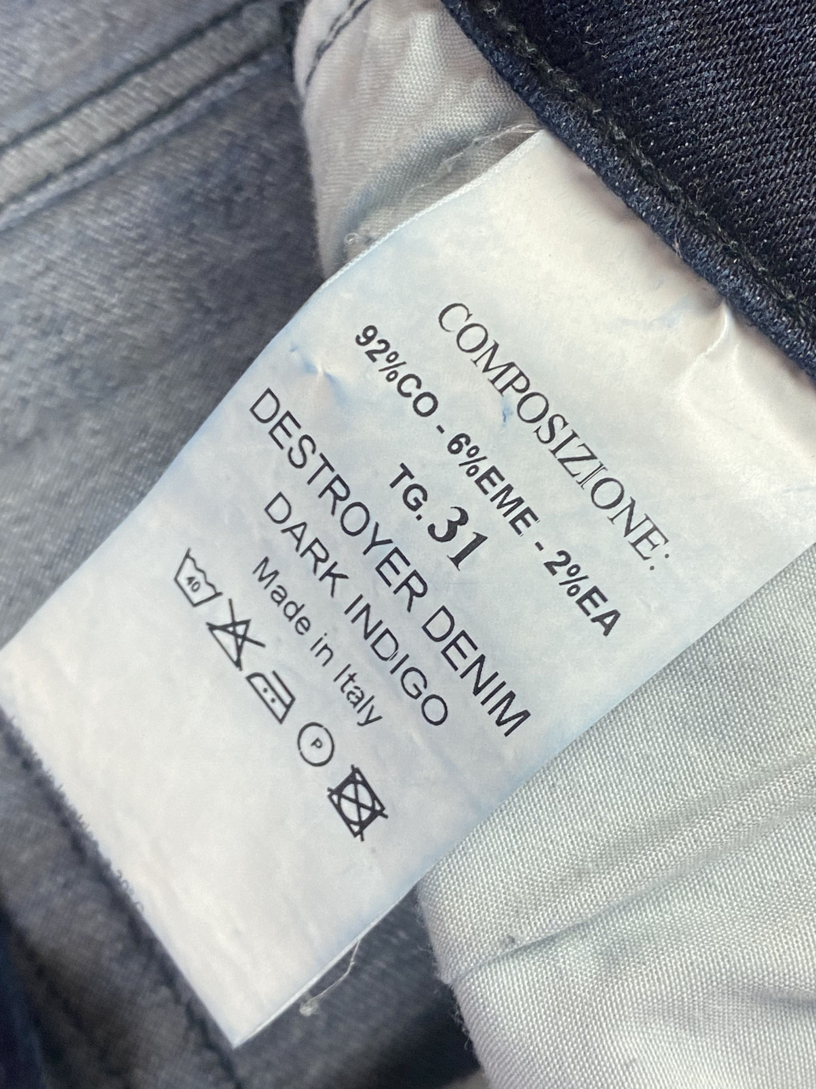 Represent Clo. Represent Essentian Destroy Jeans Made In Italy Size US 31 - 9 Thumbnail