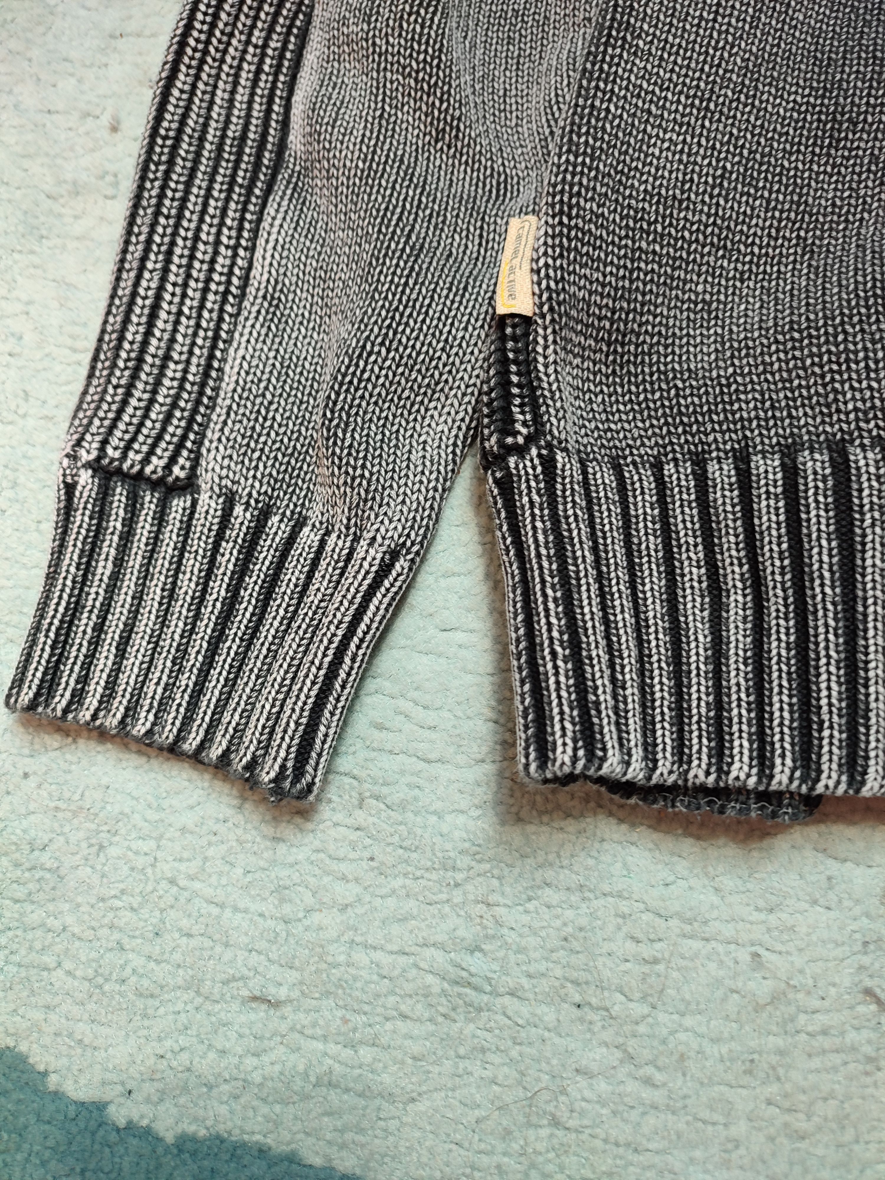 Seditionaries × Vintage Camel active Vintage black Striped Knitwear Sweater Size US XL / EU 56 / 4 - 6 Thumbnail