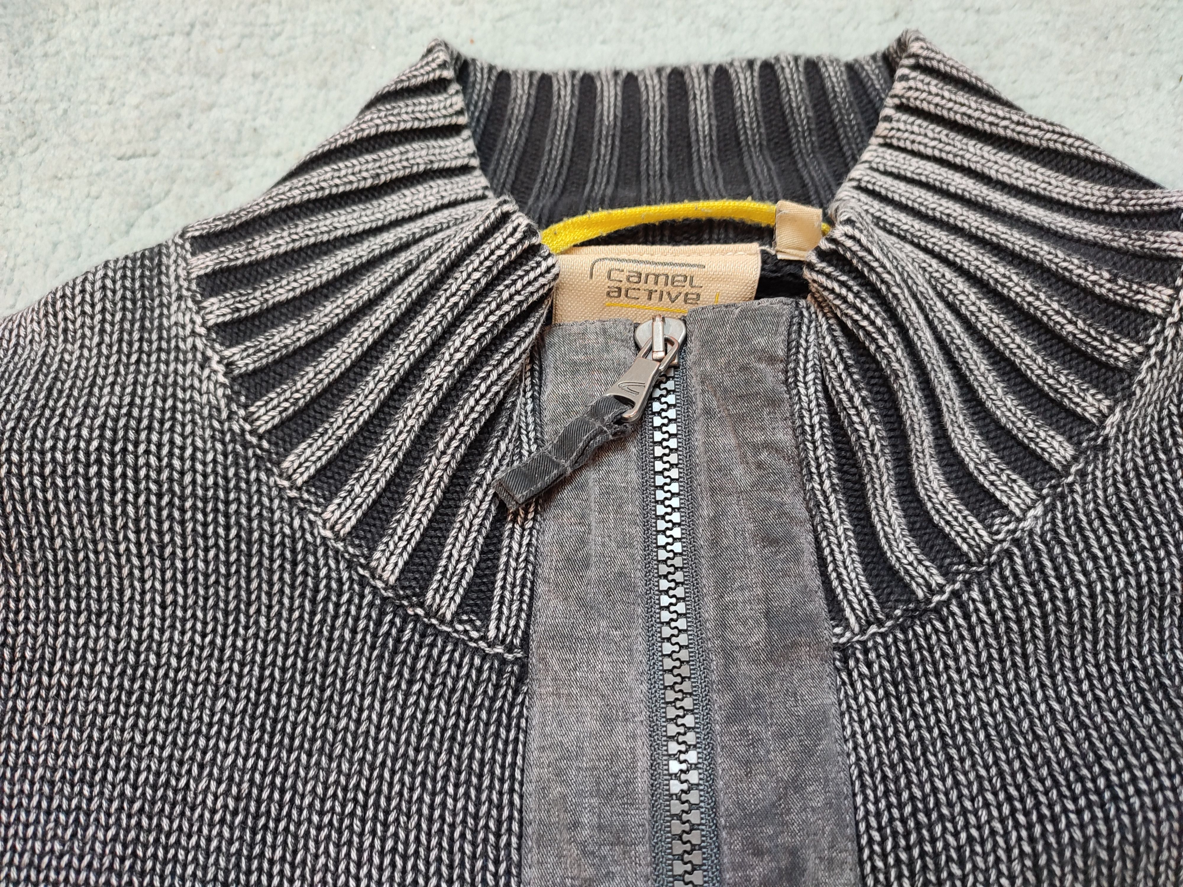 Seditionaries × Vintage Camel active Vintage black Striped Knitwear Sweater Size US XL / EU 56 / 4 - 2 Thumbnail