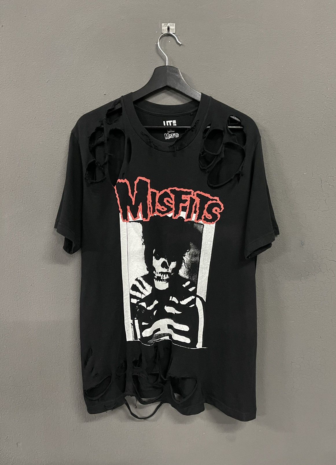 Band Tees Misfits Thrashed / Distressed shirt Size US L / EU 52-54 / 3 - 2 Thumbnail
