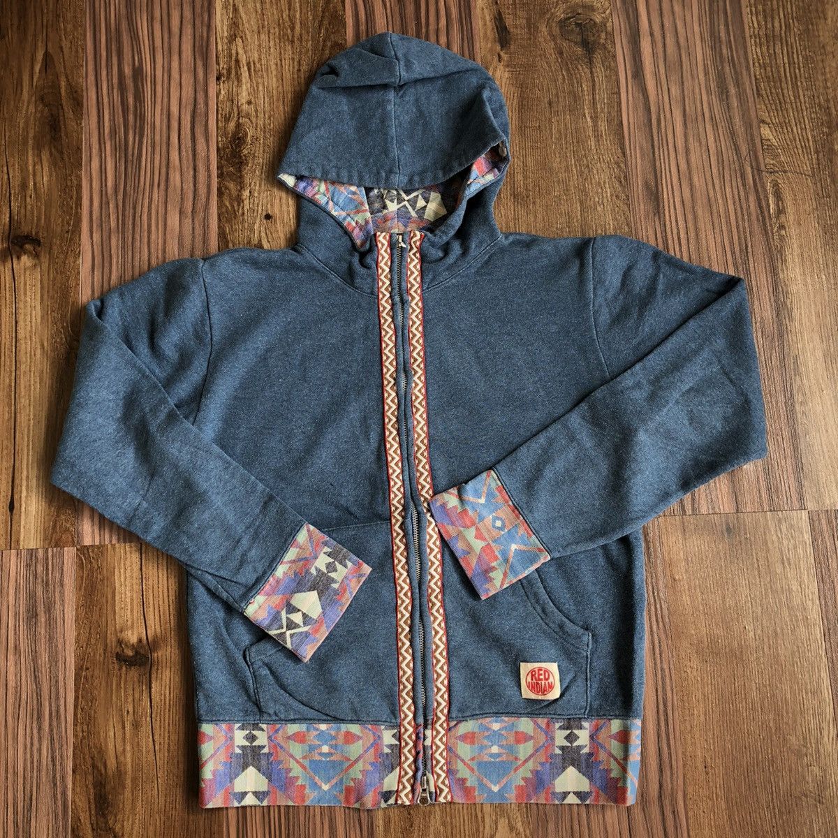 Japanese Brand × Vintage Vintage Red indian Hoodie Size US M / EU 48-50 / 2 - 7 Thumbnail