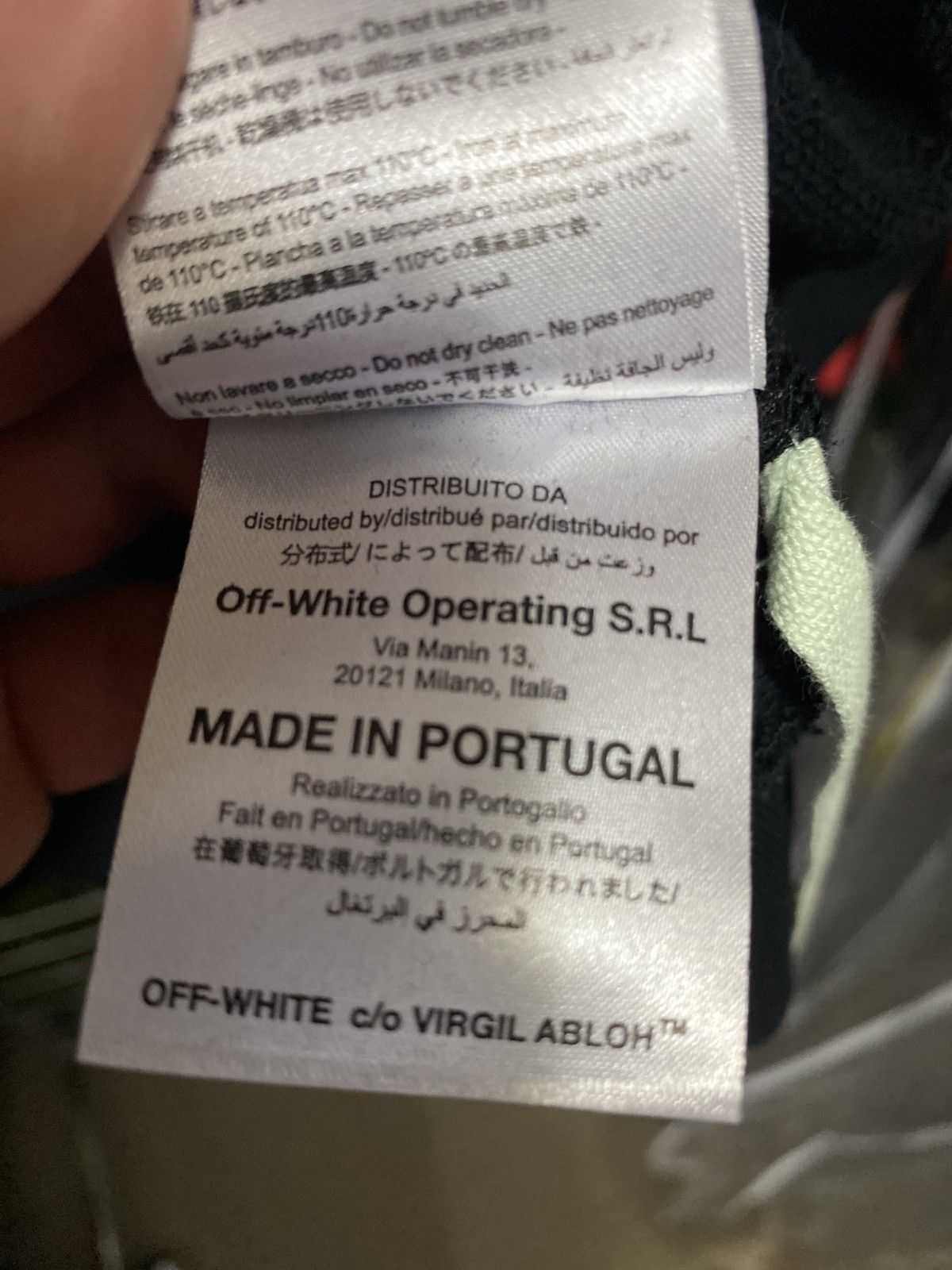 Off-White Off-White Caravaggio Black Pink Tape Hoodie Size US M / EU 48-50 / 2 - 3 Thumbnail