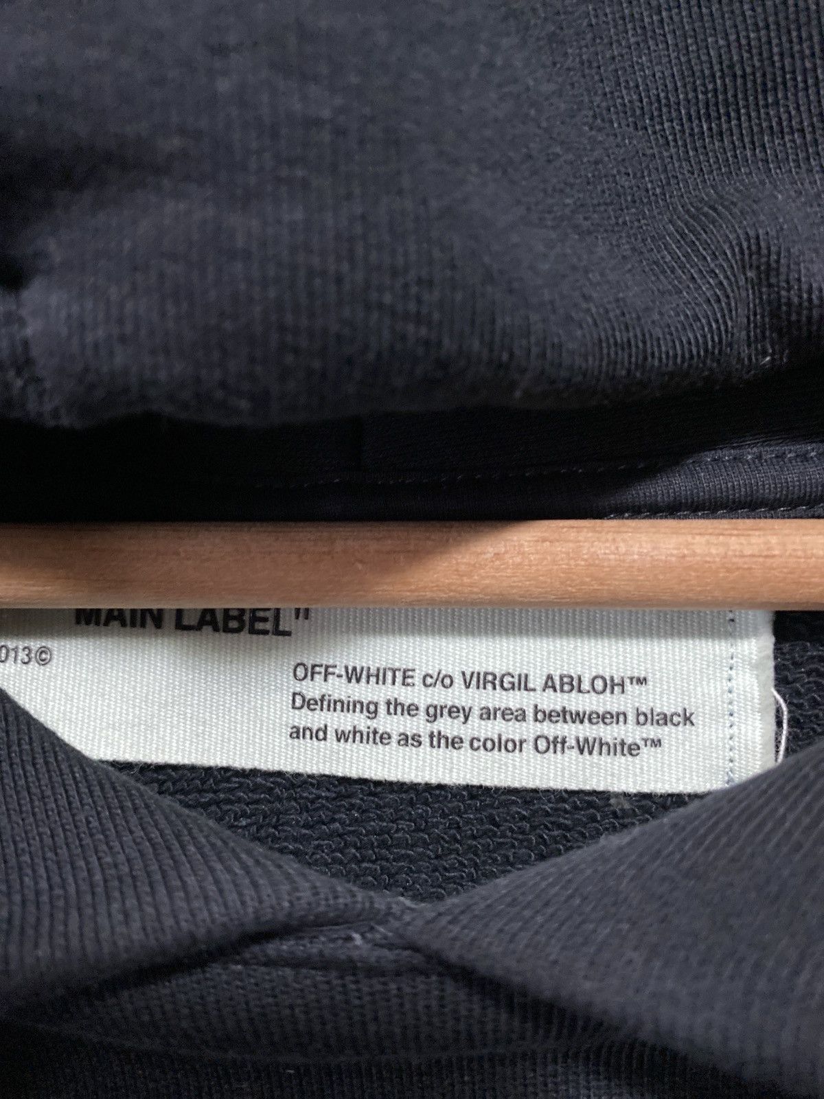 Off-White Off-White Caravaggio Black Pink Tape Hoodie Size US M / EU 48-50 / 2 - 5 Thumbnail