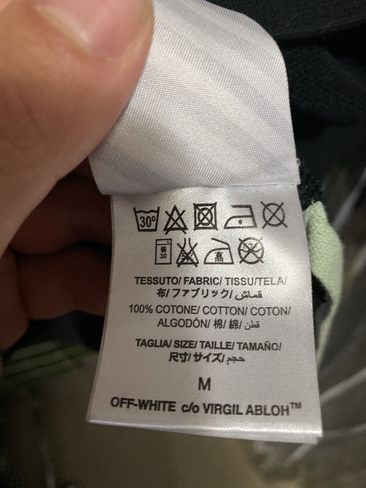 Off-White Off-White Caravaggio Black Pink Tape Hoodie Size US M / EU 48-50 / 2 - 4 Thumbnail