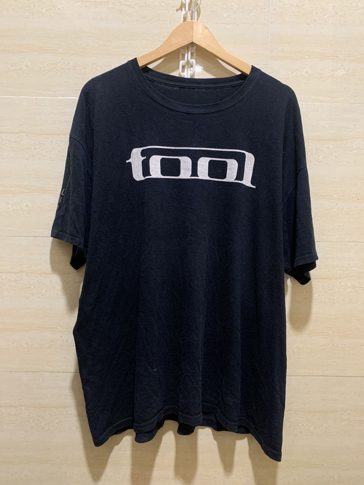 image of Band Tees x Rock T Shirt Y2K Tool Wrench Penis in Black, Men's (Size 2XL)
