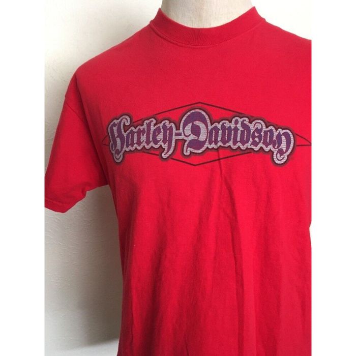 Harley Davidson HARLEY DAVIDSON GRAPHIC T SHIRT Red Large Harley ...