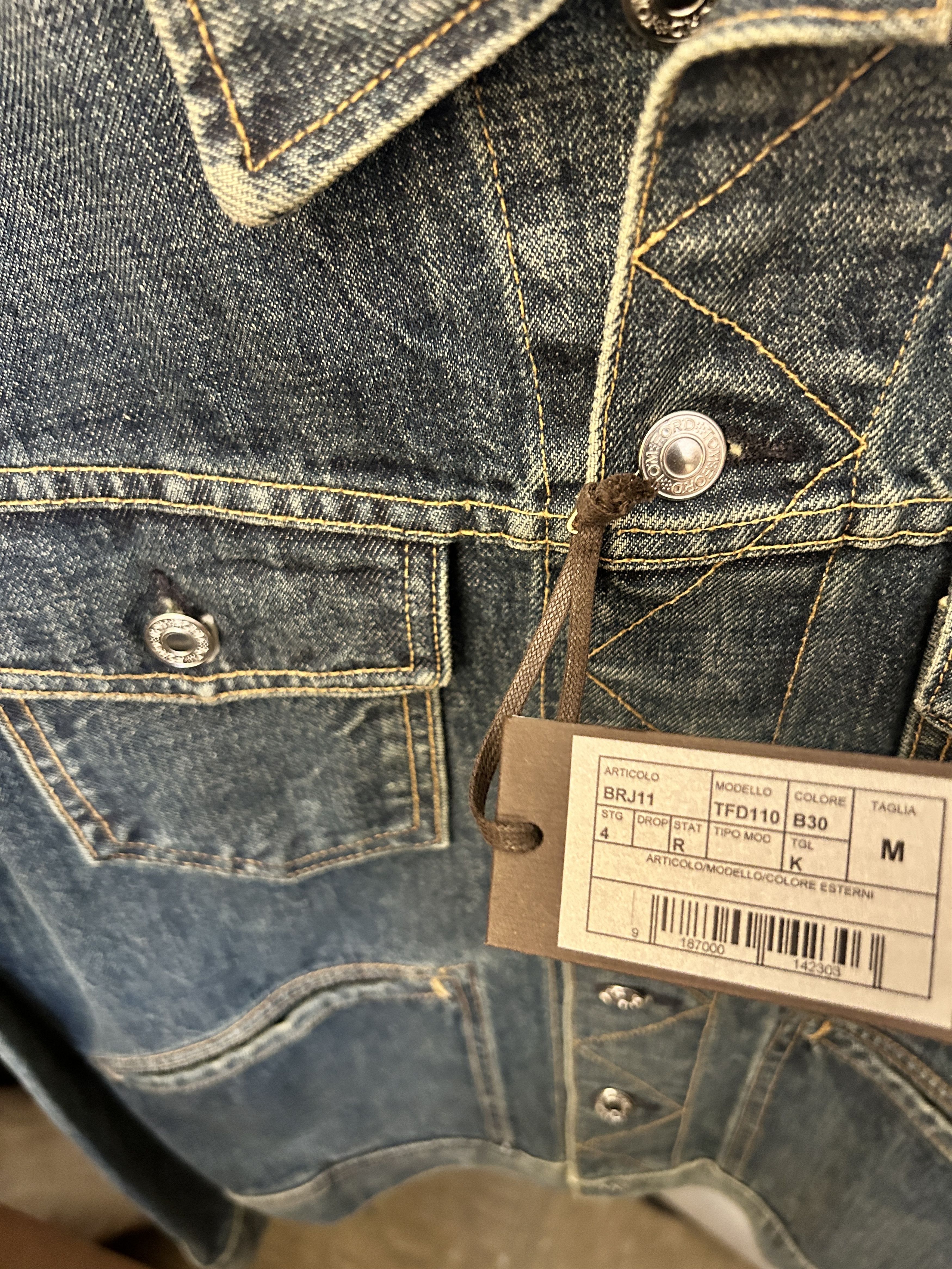 Tom Ford tom ford washed denim jacket blue selvedge Size US M / EU 48-50 / 2 - 4 Thumbnail