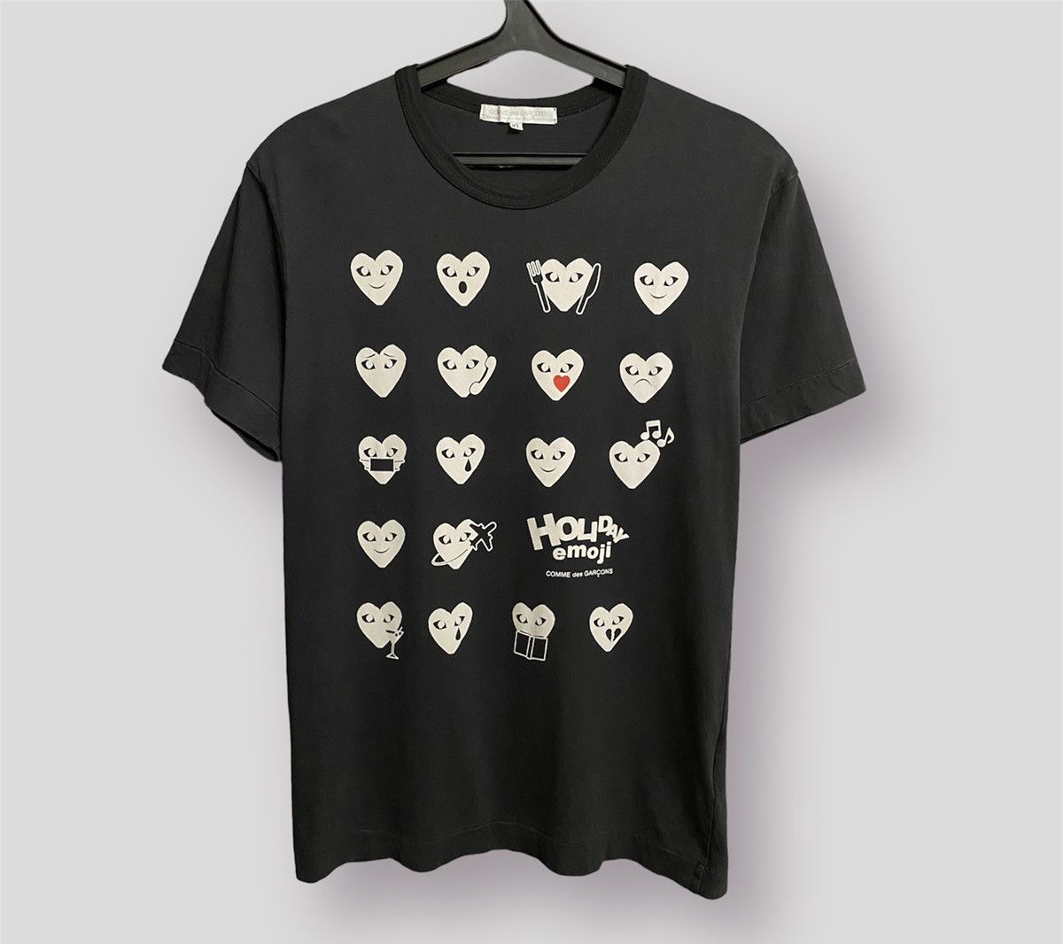 Image of Comme Des Garcons Vintag Black Cotton T-Shirt Womens Size Xl