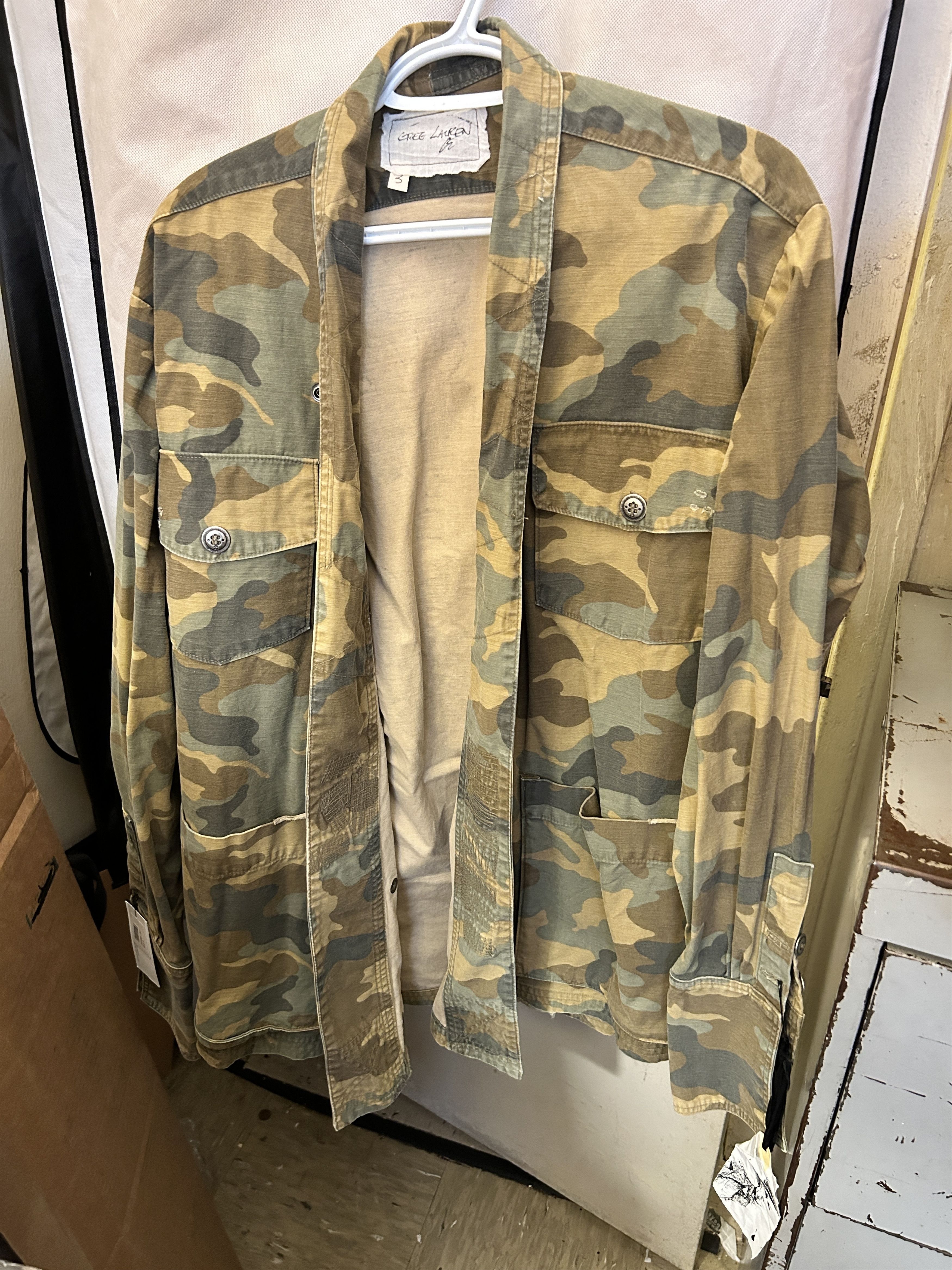 Greg Lauren greg lauren camo KIMONO STUDIO Size US L / EU 52-54 / 3 - 1 Thumbnail