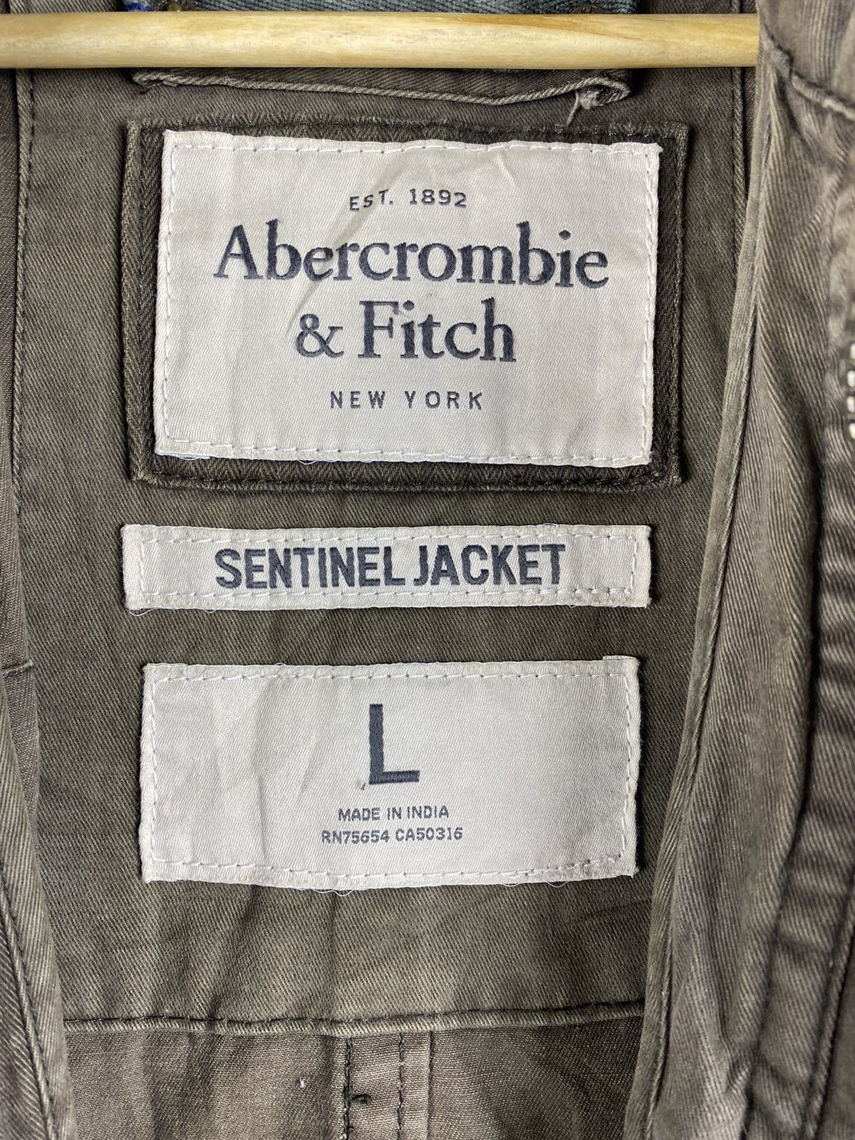 Abercrombie & Fitch GONE 🔥 Vintage Abercrombie & Fitch Military Sentinel Jacket Size US L / EU 52-54 / 3 - 5 Thumbnail