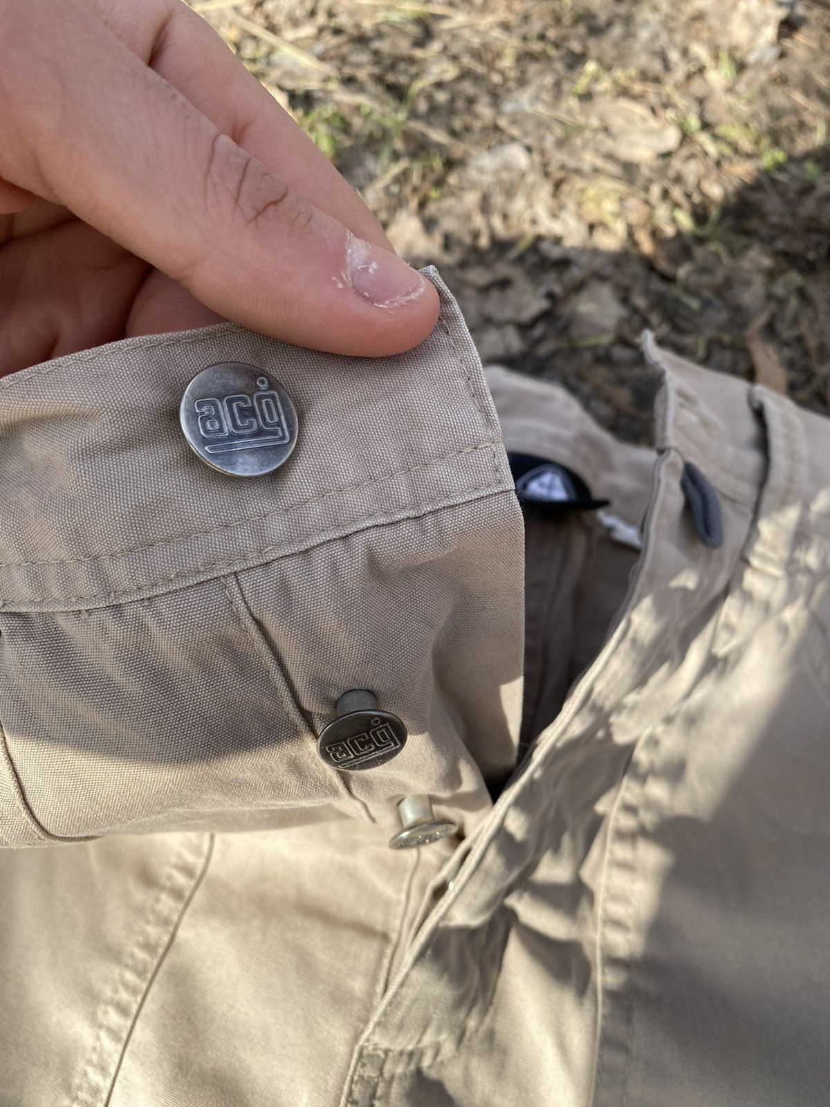 Nike × Nike ACG × Vintage Mens Vintage Nike ACG shorts cargo drip drill y2k rare Size US 34 / EU 50 - 8 Thumbnail