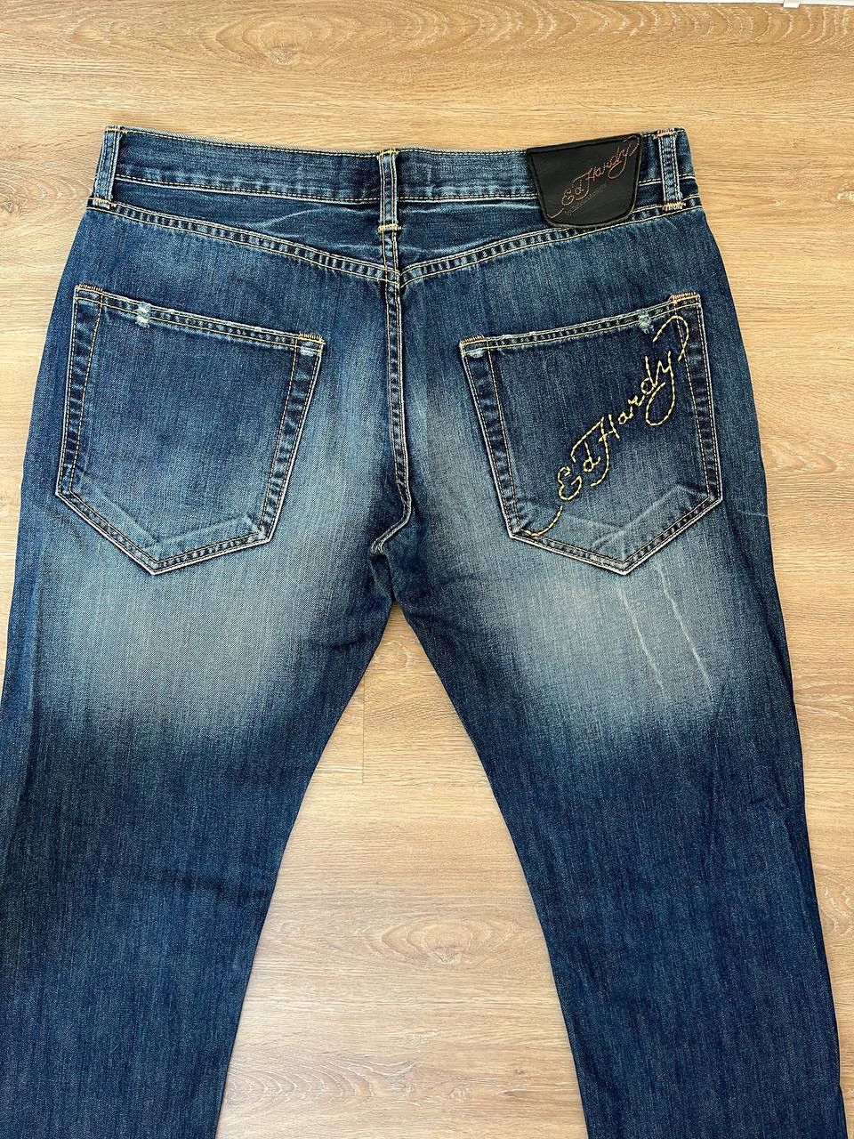 Christian Audigier × Ed Hardy × Vintage VINTAGE Y2K ED HARDY by CHRISTIAN AUDIGIER JEANS Size US 34 / EU 50 - 2 Thumbnail