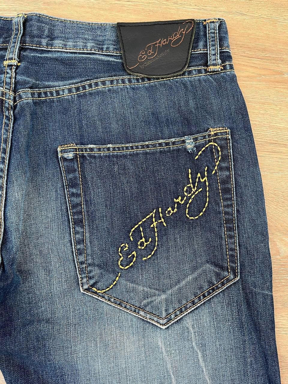 Christian Audigier × Ed Hardy × Vintage VINTAGE Y2K ED HARDY by CHRISTIAN AUDIGIER JEANS Size US 34 / EU 50 - 3 Thumbnail