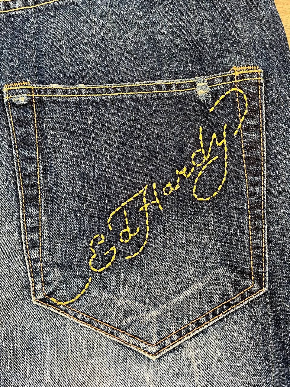 Christian Audigier × Ed Hardy × Vintage VINTAGE Y2K ED HARDY by CHRISTIAN AUDIGIER JEANS Size US 34 / EU 50 - 5 Thumbnail