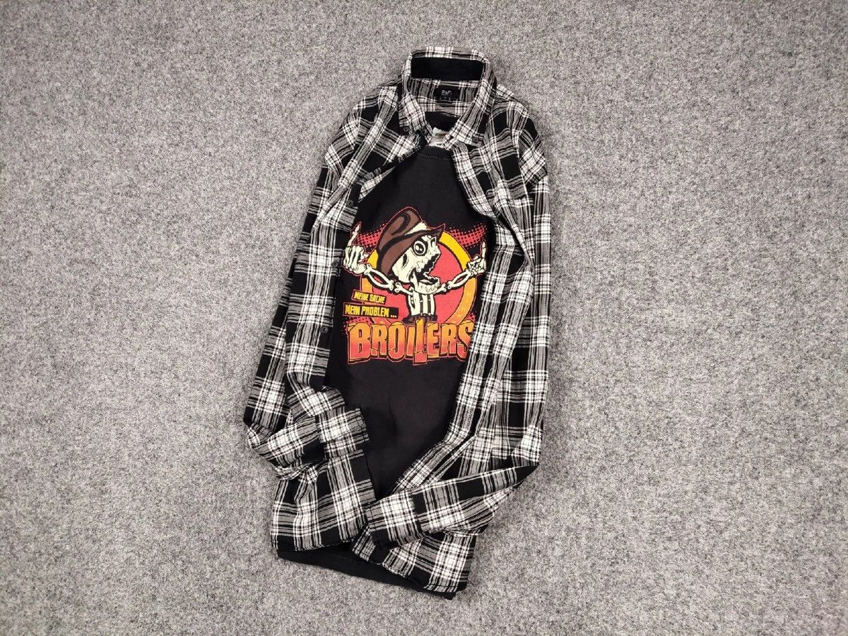 Flannel Vintage Flannel Shirt Travis Scott Style Size US M / EU 48-50 / 2 - 11 Thumbnail