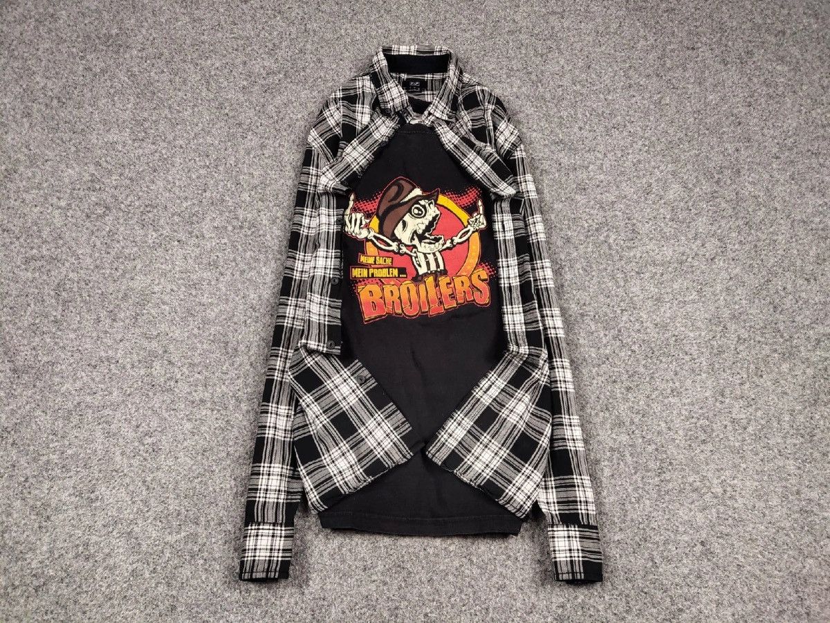 Flannel Vintage Flannel Shirt Travis Scott Style Size US M / EU 48-50 / 2 - 2 Thumbnail