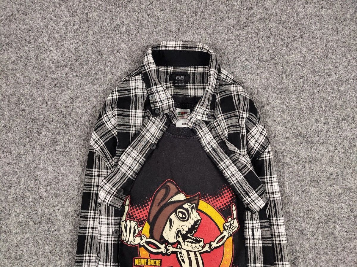 Flannel Vintage Flannel Shirt Travis Scott Style Size US M / EU 48-50 / 2 - 4 Thumbnail