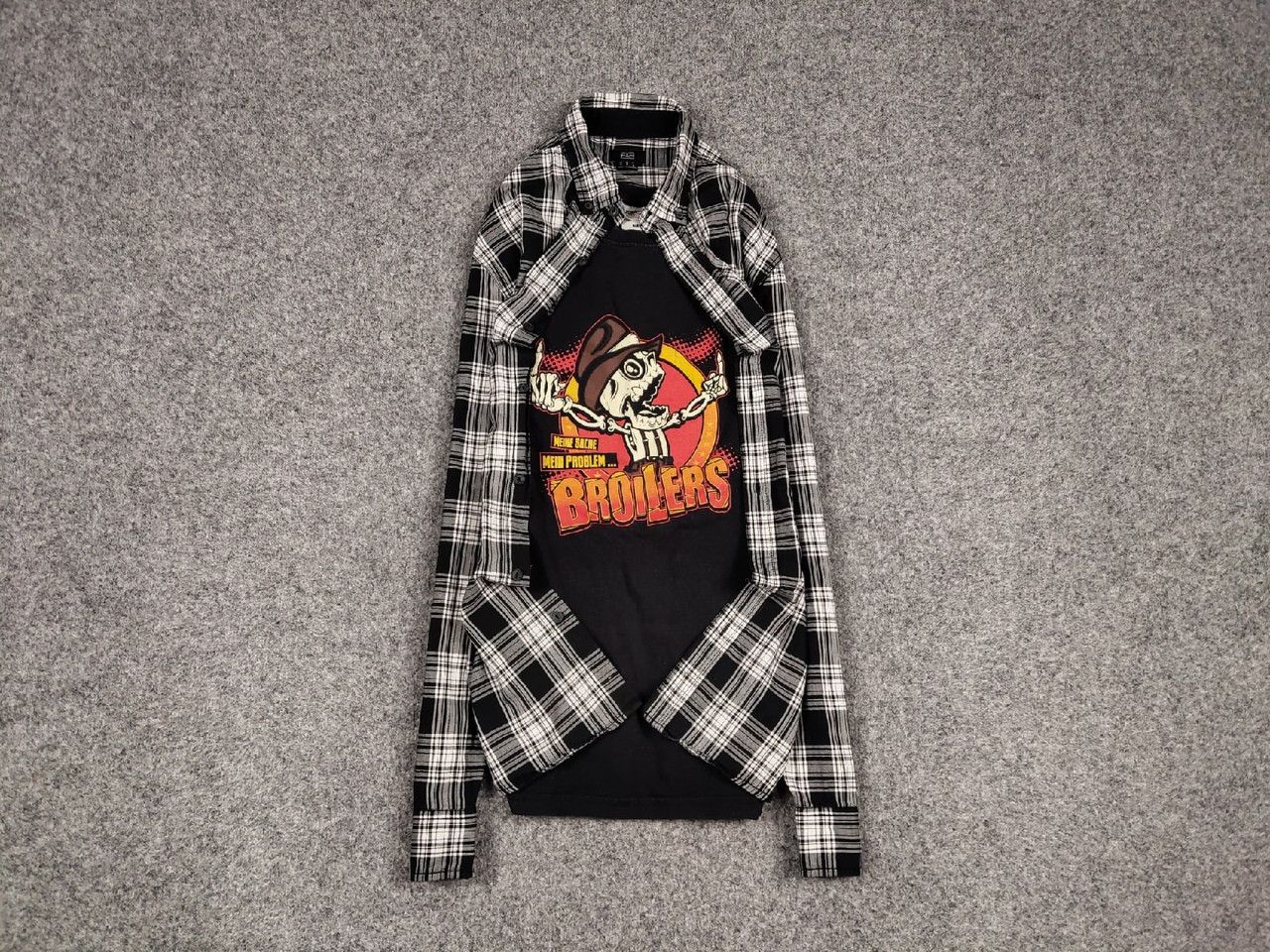 Flannel Vintage Flannel Shirt Travis Scott Style Size US M / EU 48-50 / 2 - 1 Thumbnail