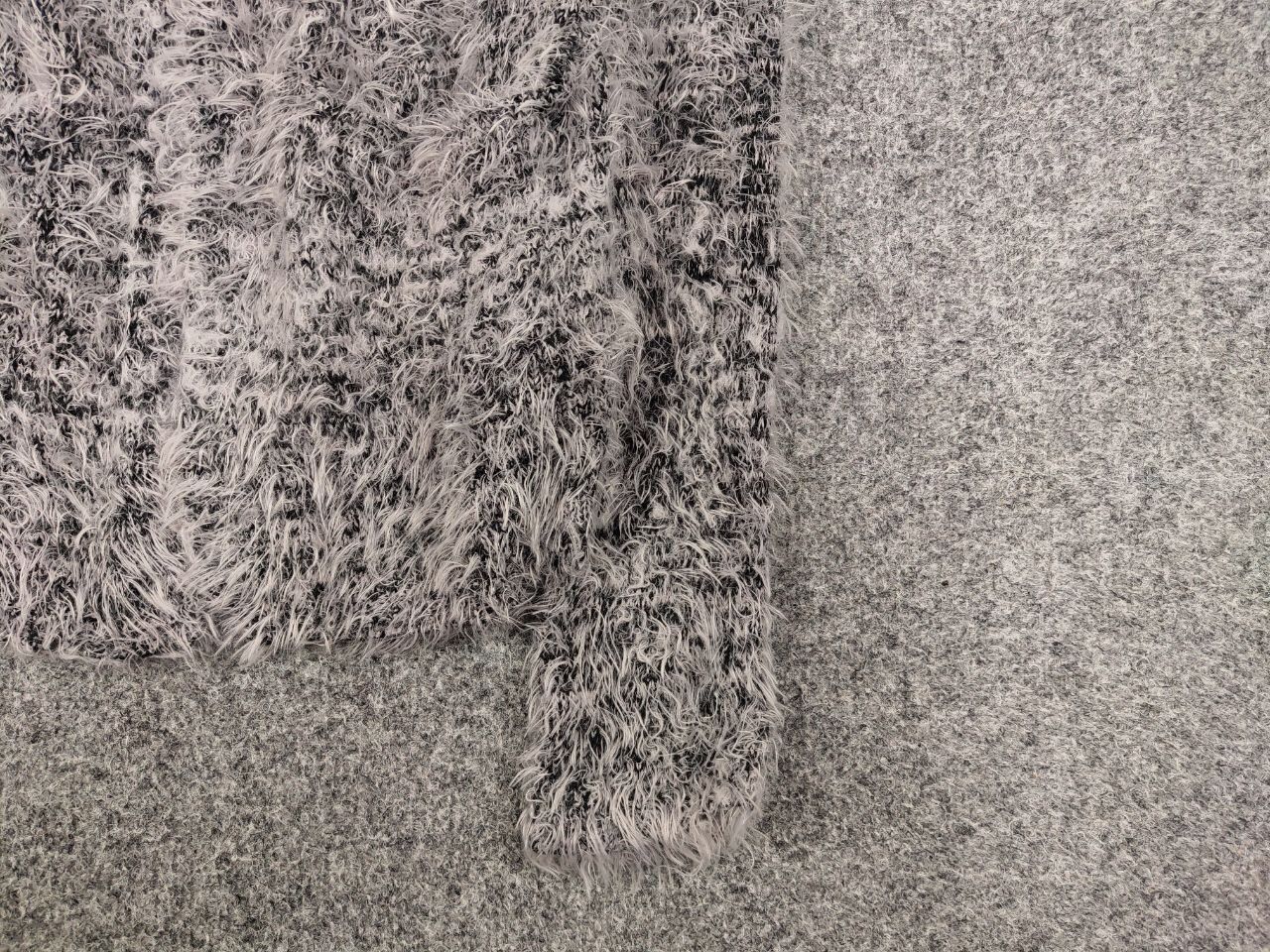 Japanese Brand Vintage 90's Japanese Gray Mohair Style Fuzzy Cardigan Hype Size S / US 4 / IT 40 - 10 Thumbnail