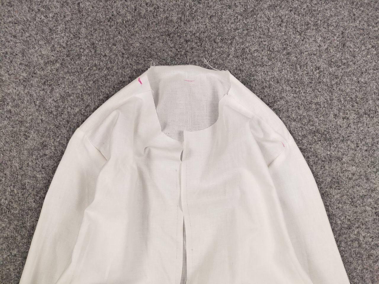 Japanese Brand Manual Backlog white cotton Avant Garde Sample Shirt Size US L / EU 52-54 / 3 - 8 Thumbnail