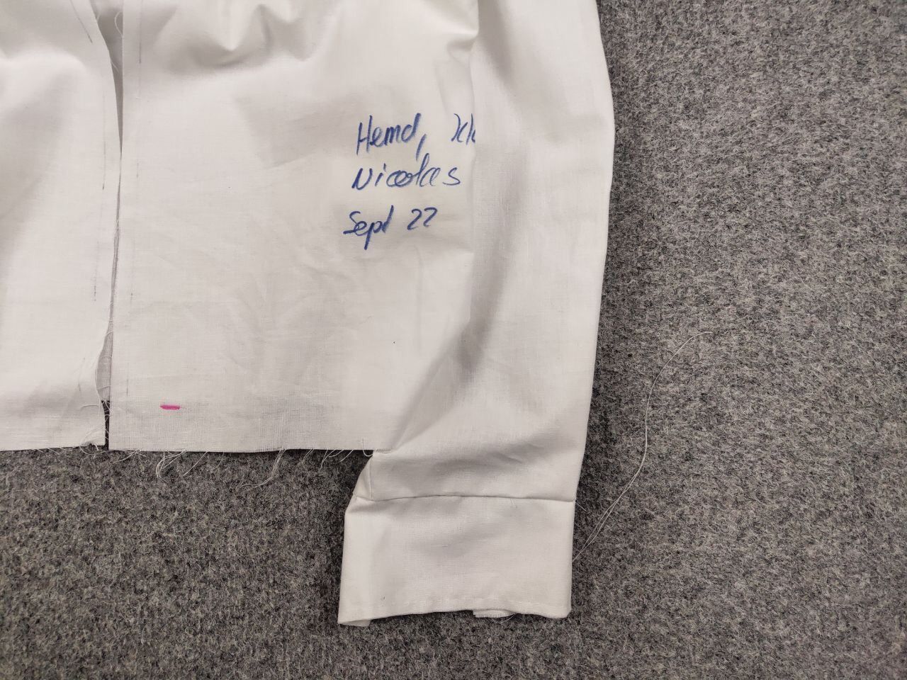 Japanese Brand Manual Backlog white cotton Avant Garde Sample Shirt Size US L / EU 52-54 / 3 - 10 Thumbnail