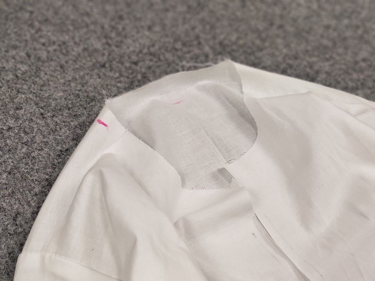 Japanese Brand Manual Backlog white cotton Avant Garde Sample Shirt Size US L / EU 52-54 / 3 - 11 Thumbnail