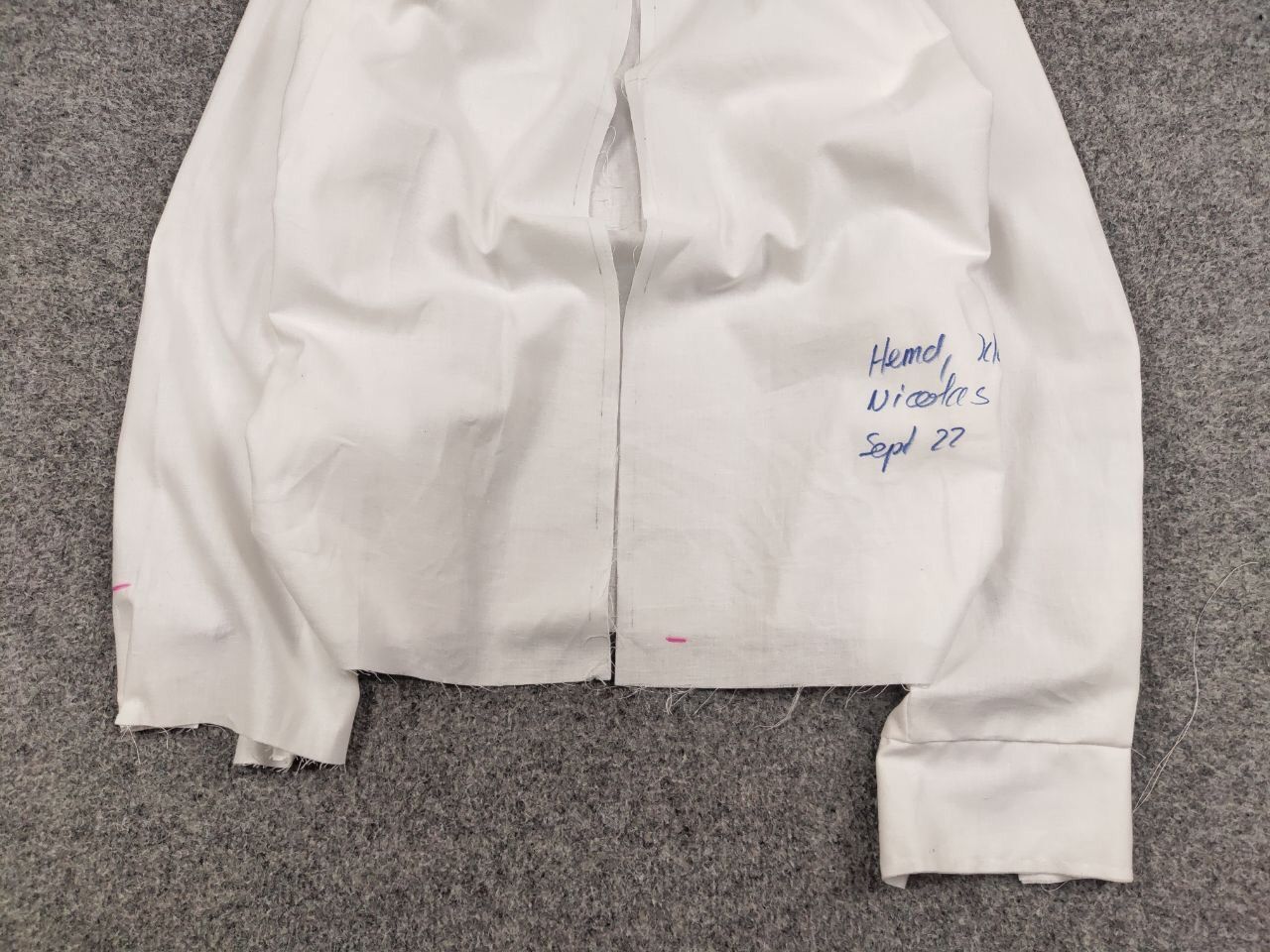 Japanese Brand Manual Backlog white cotton Avant Garde Sample Shirt Size US L / EU 52-54 / 3 - 9 Thumbnail