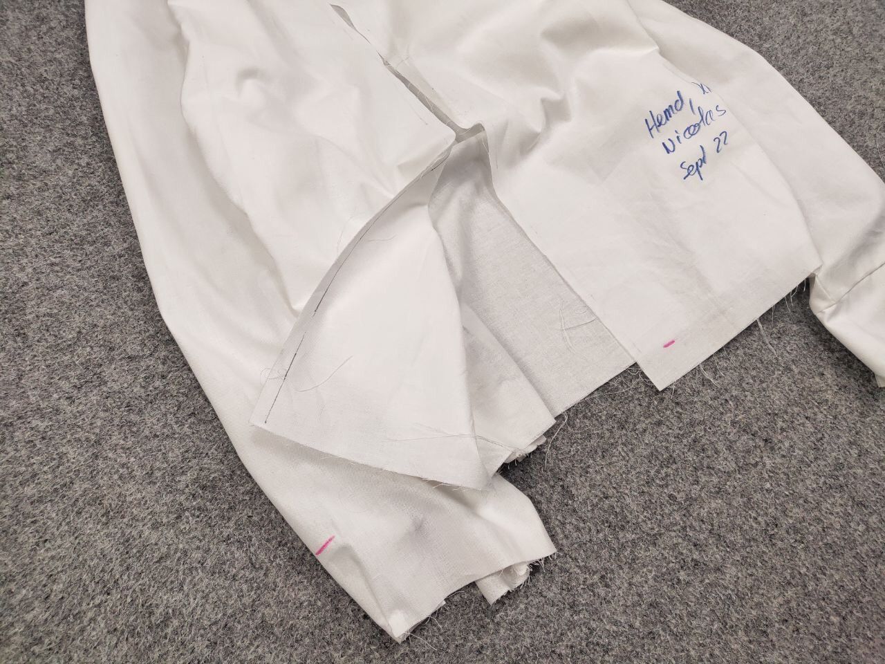 Japanese Brand Manual Backlog white cotton Avant Garde Sample Shirt Size US L / EU 52-54 / 3 - 13 Thumbnail