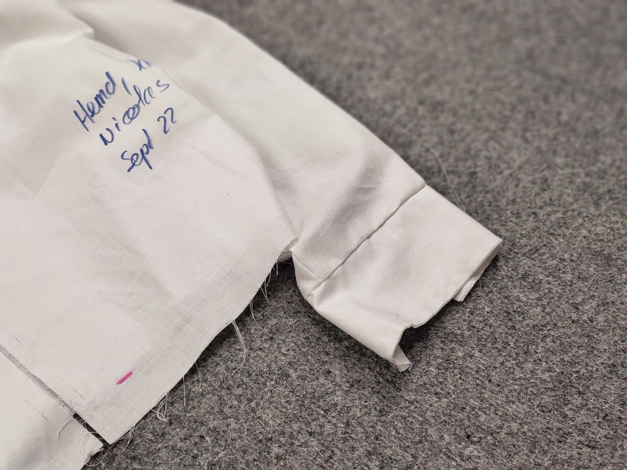 Japanese Brand Manual Backlog white cotton Avant Garde Sample Shirt Size US L / EU 52-54 / 3 - 12 Thumbnail