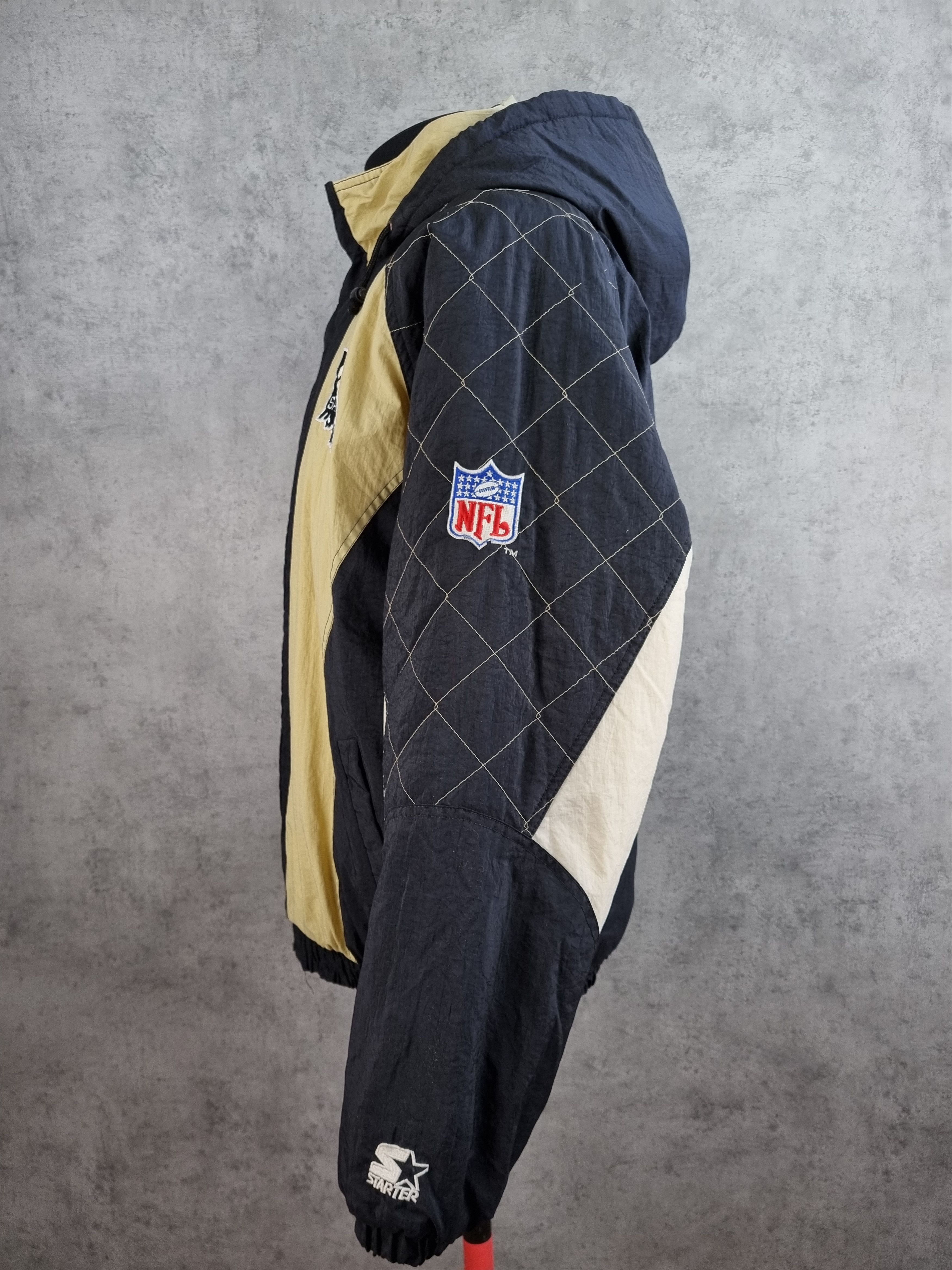 NFL × Vintage VTG NFL New Orleans Saints Bomber Jacket Size US XL / EU 56 / 4 - 5 Thumbnail