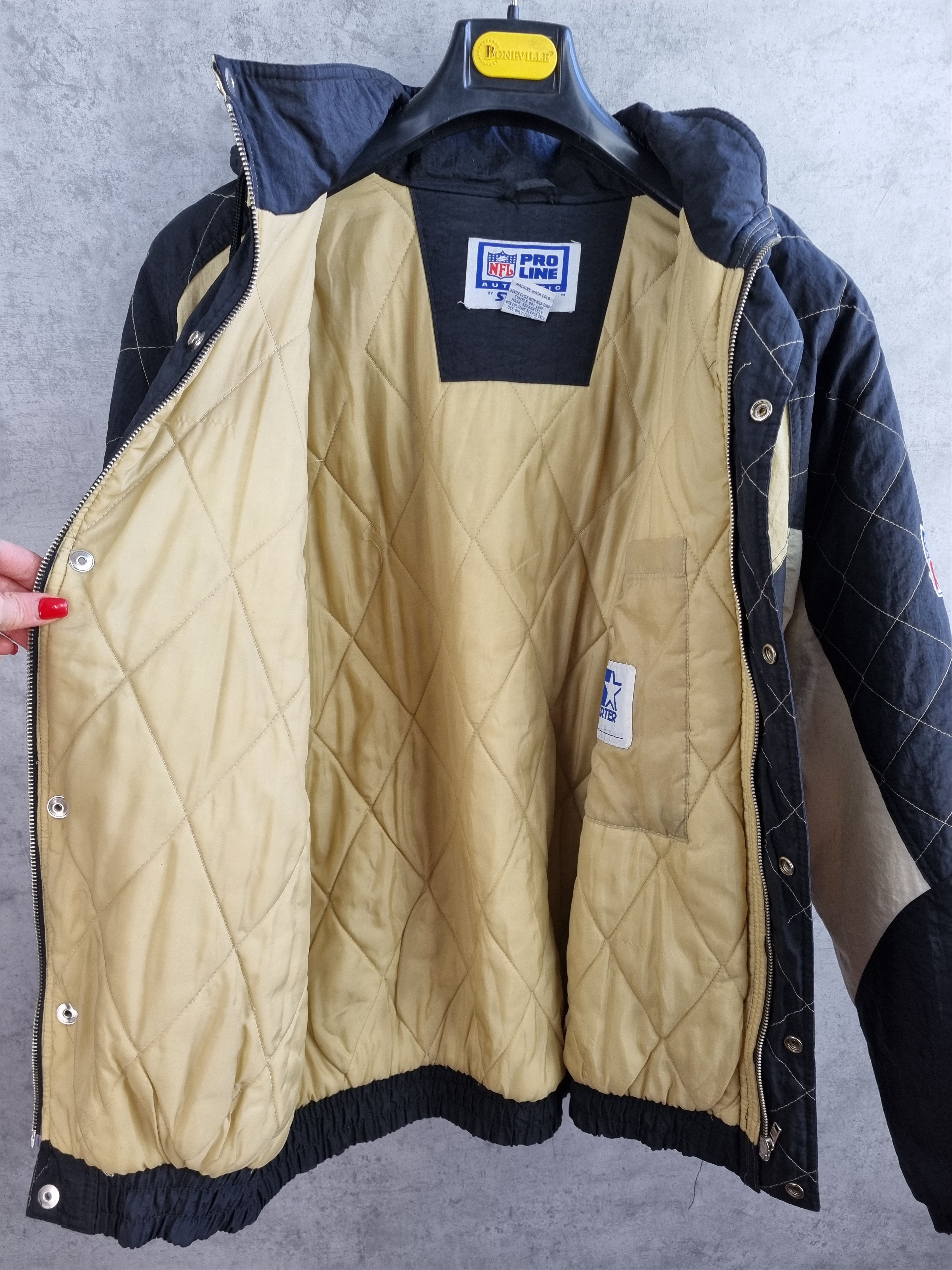 NFL × Vintage VTG NFL New Orleans Saints Bomber Jacket Size US XL / EU 56 / 4 - 10 Thumbnail