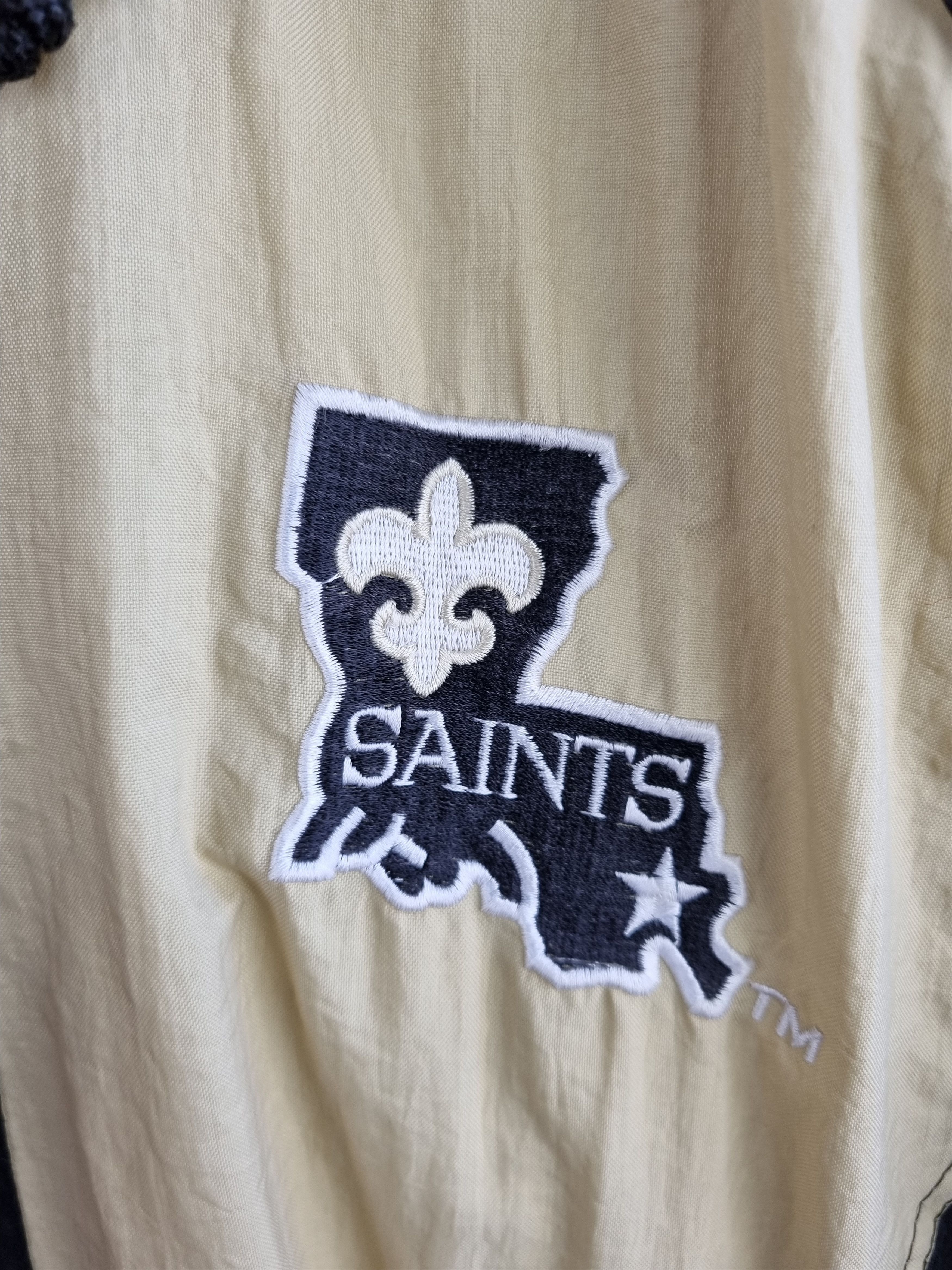 NFL × Vintage VTG NFL New Orleans Saints Bomber Jacket Size US XL / EU 56 / 4 - 8 Thumbnail