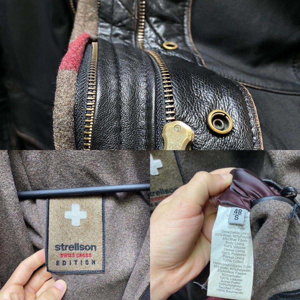 Other Strellson Swish Cross Edition Leather Jacket Men’s S Fur Size US S / EU 44-46 / 1 - 16 Thumbnail