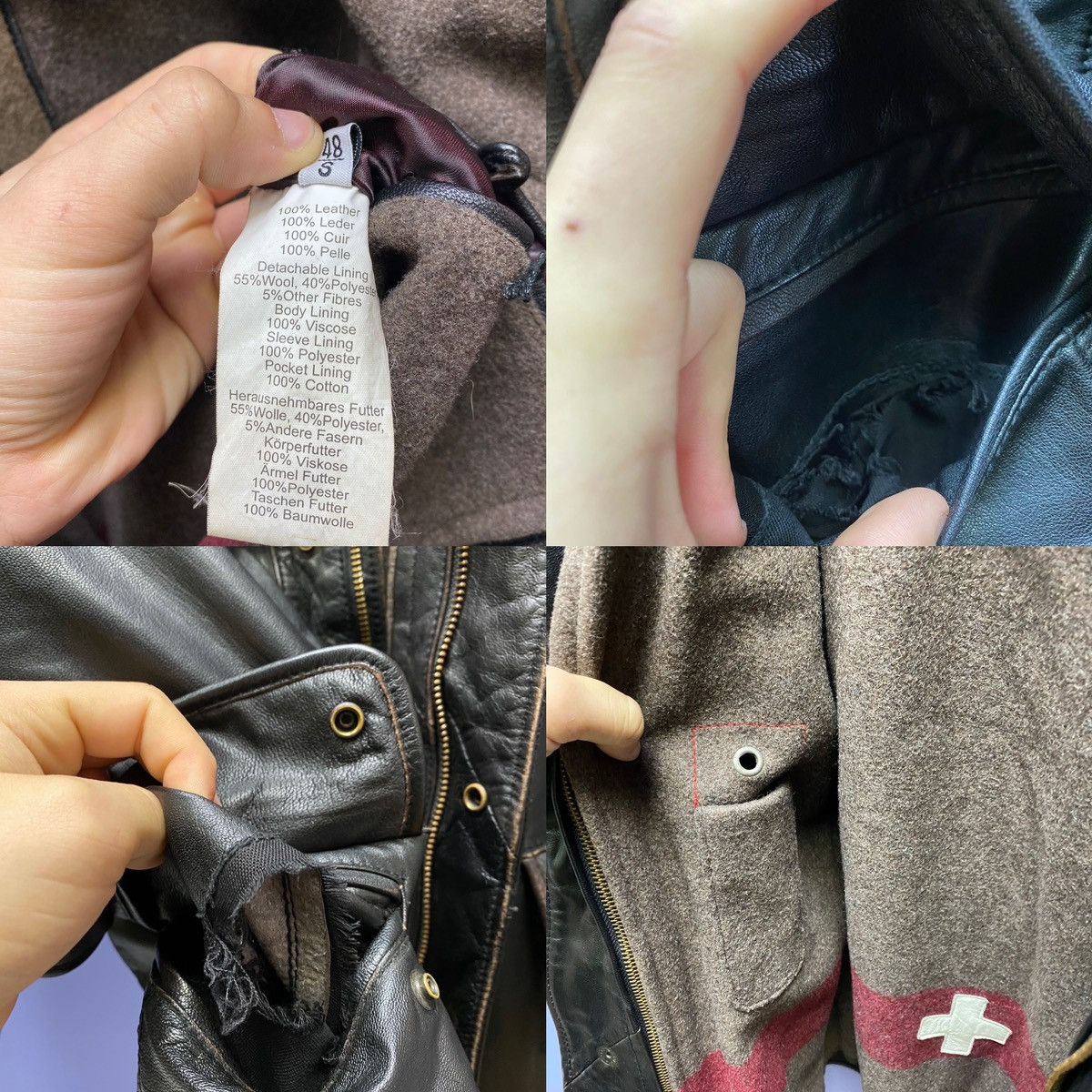 Other Strellson Swish Cross Edition Leather Jacket Men’s S Fur Size US S / EU 44-46 / 1 - 17 Thumbnail