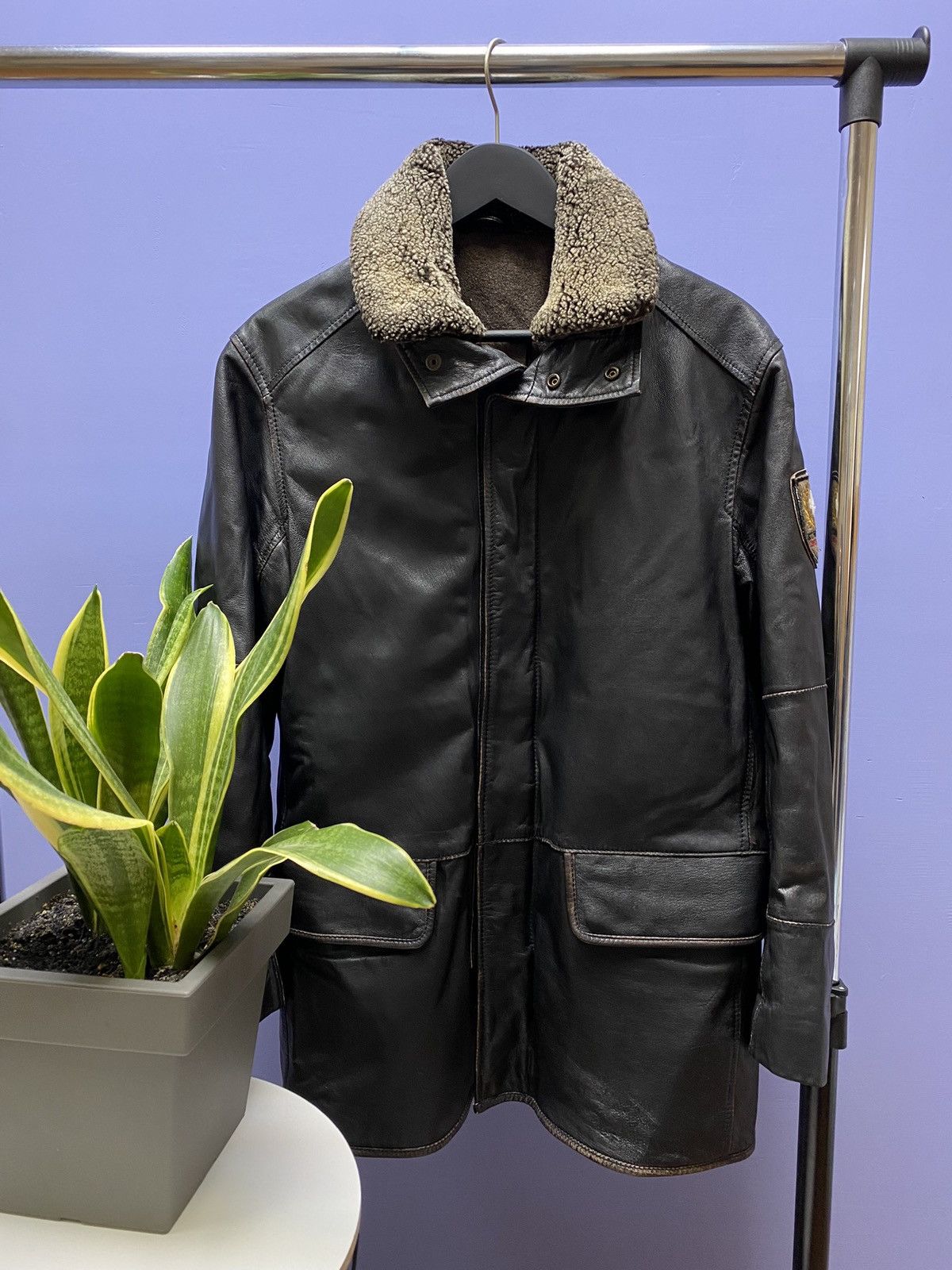 Other Strellson Swish Cross Edition Leather Jacket Men’s S Fur Size US S / EU 44-46 / 1 - 1 Thumbnail