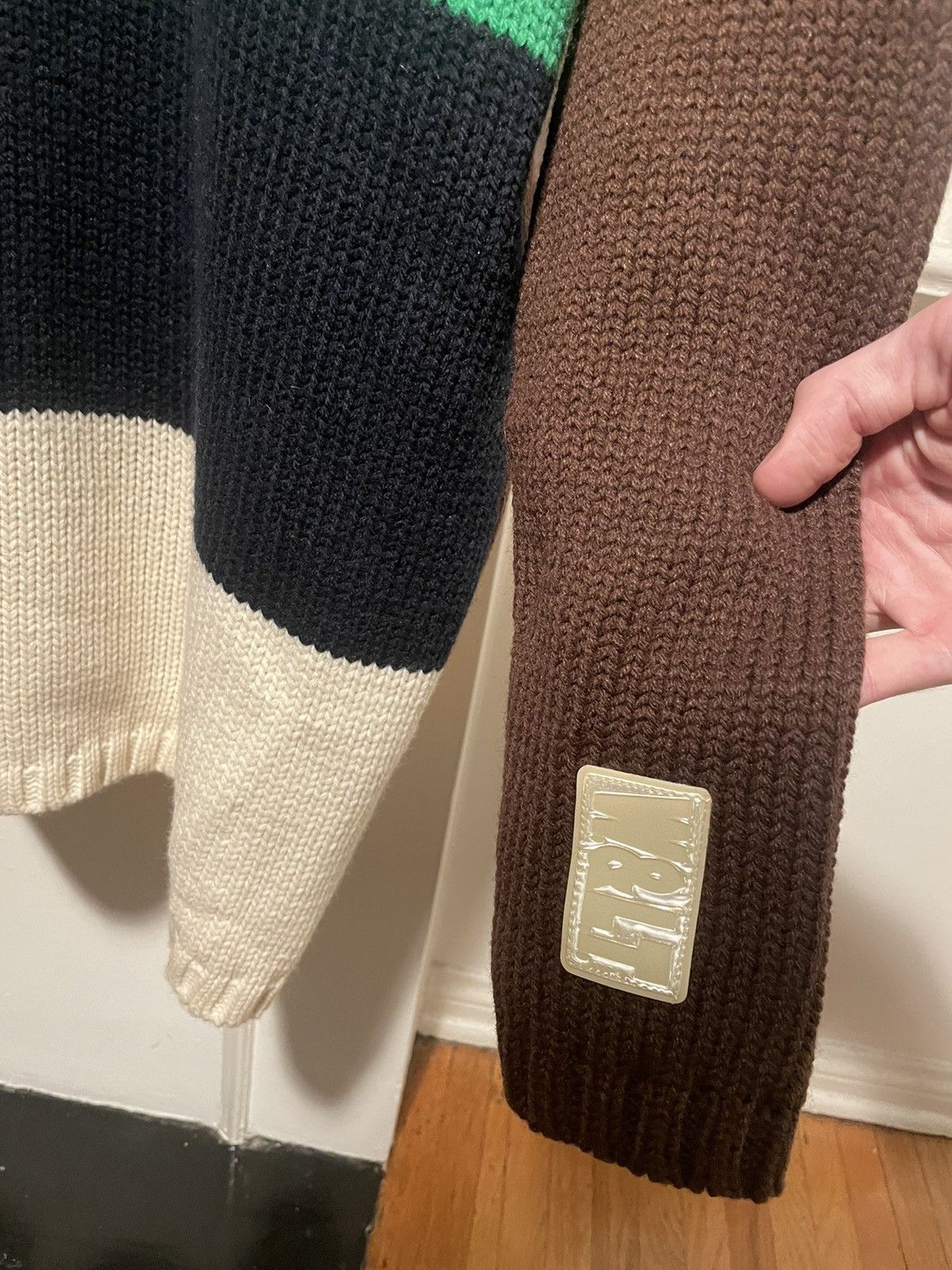 Walter Van Beirendonck AW1996 Oversized Color-Block Sweater Size US XXL / EU 58 / 5 - 3 Thumbnail