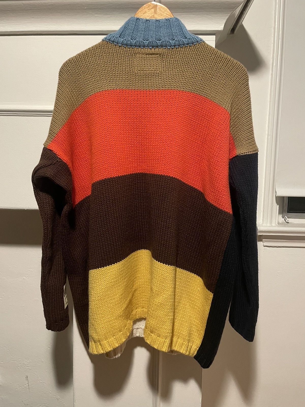Walter Van Beirendonck AW1996 Oversized Color-Block Sweater Size US XXL / EU 58 / 5 - 2 Thumbnail
