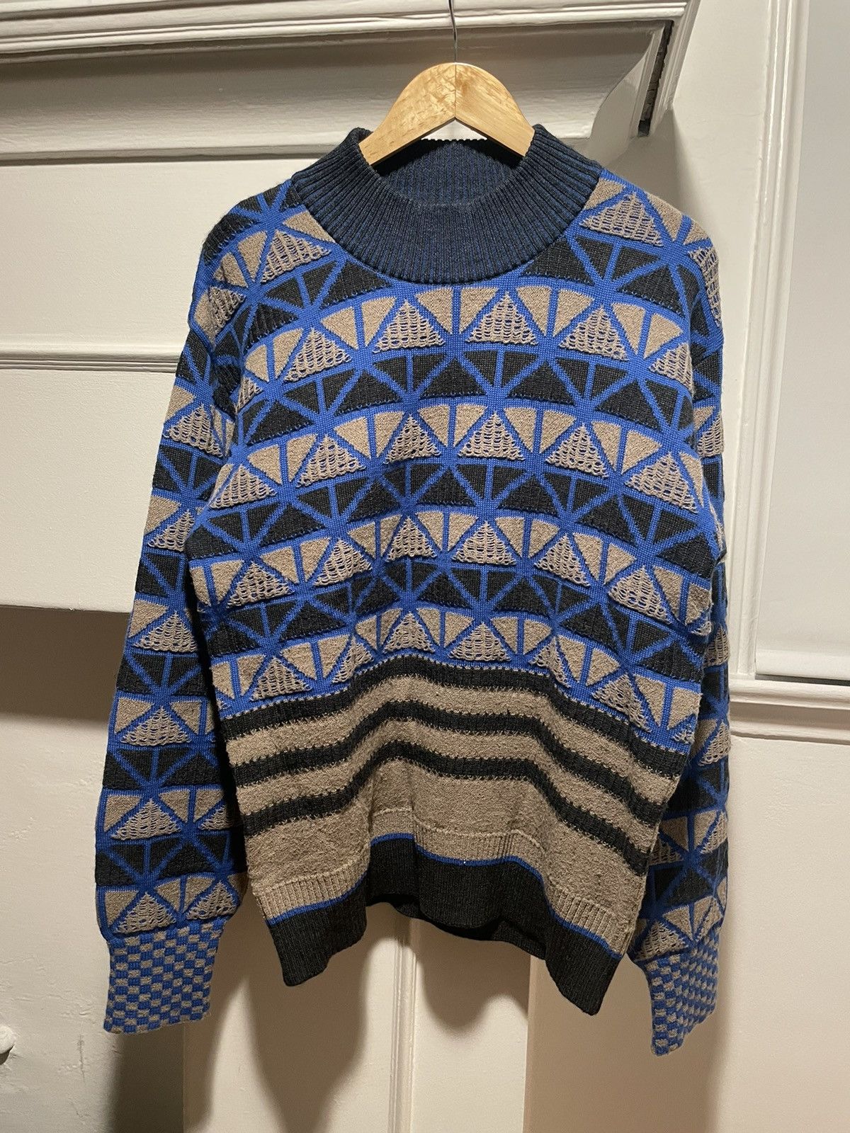 VTG 90s MIYAKE Geometric Sweatshirt