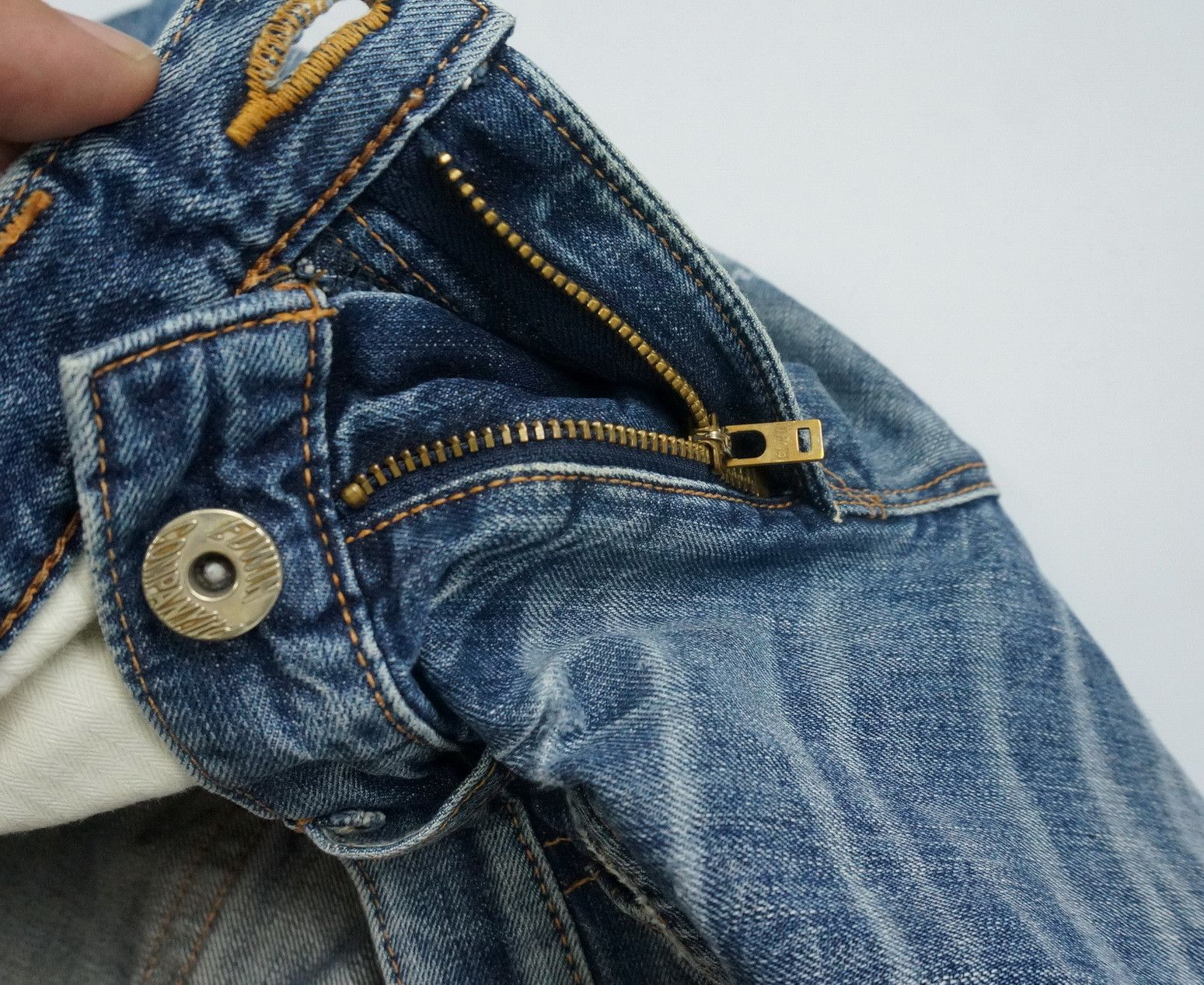 Edwin Rare! EDWIN 'Midnight Blues' Reworked Distressed Slim Jeans Size US 30 / EU 46 - 21 Thumbnail