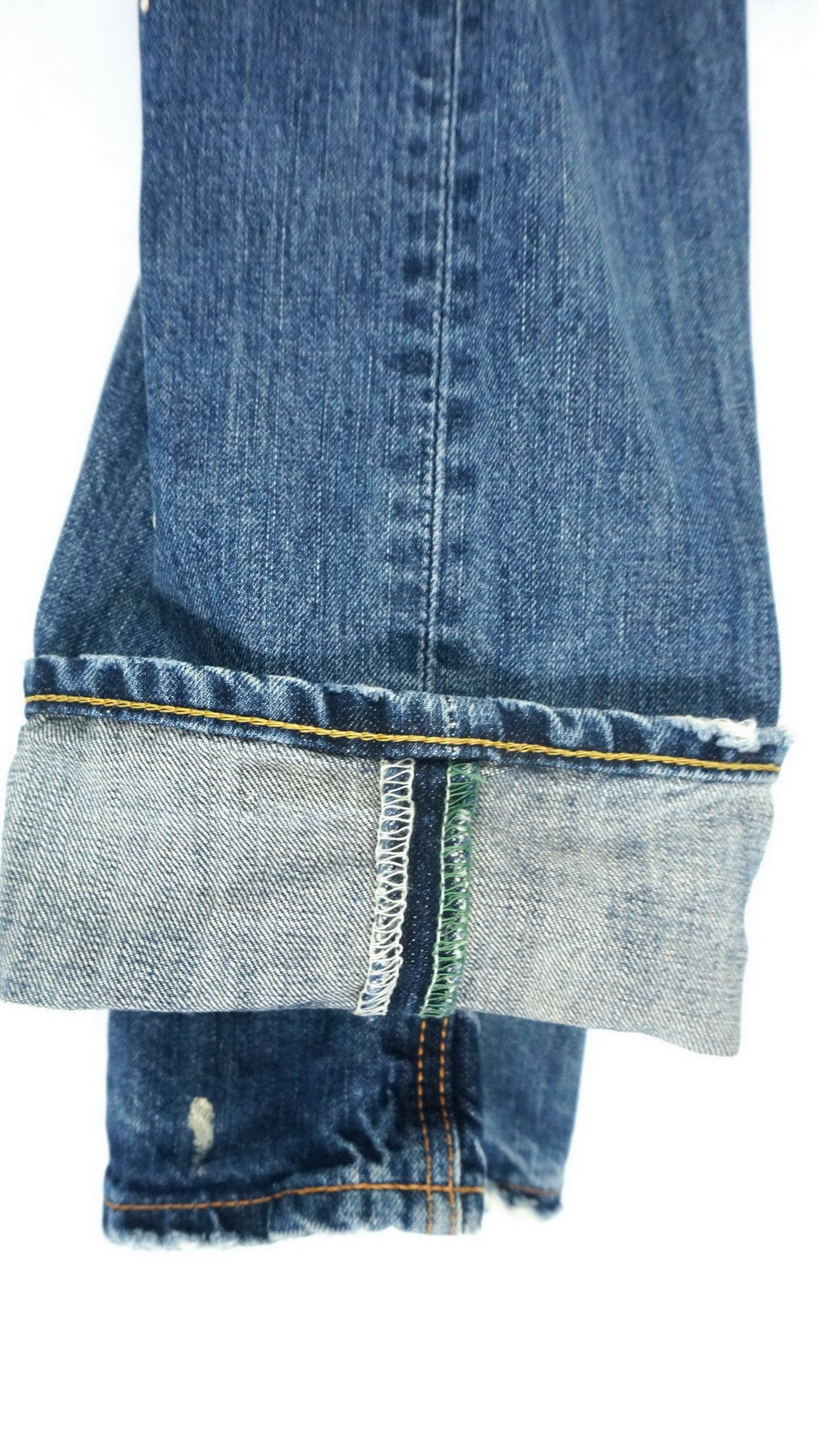 Edwin Rare! EDWIN 'Midnight Blues' Reworked Distressed Slim Jeans Size US 30 / EU 46 - 11 Thumbnail